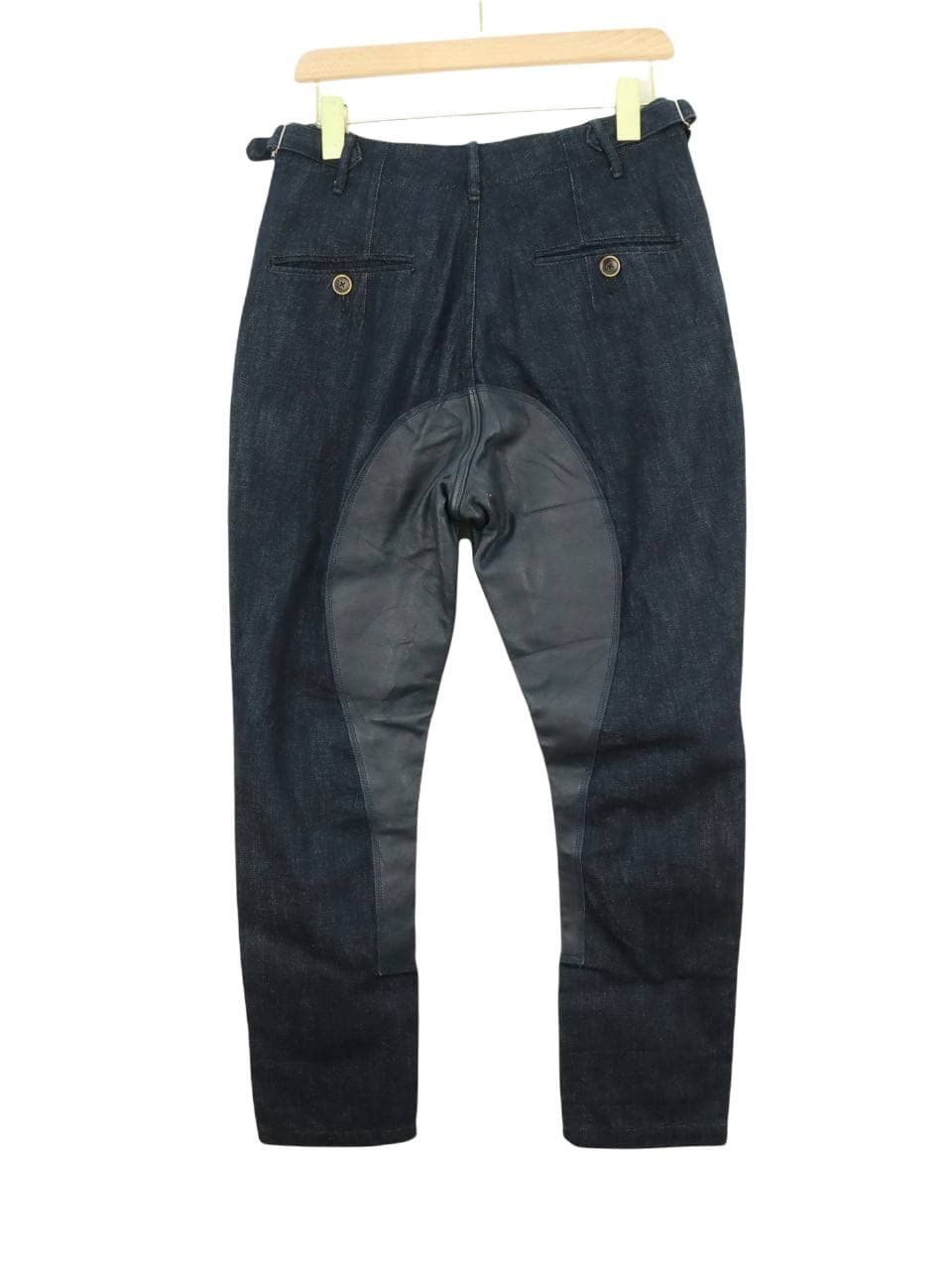 Kapital KAPITAL SADDLE LEATHER MID RISE DENIM JEAN PANT Size US 27 - 4 Thumbnail
