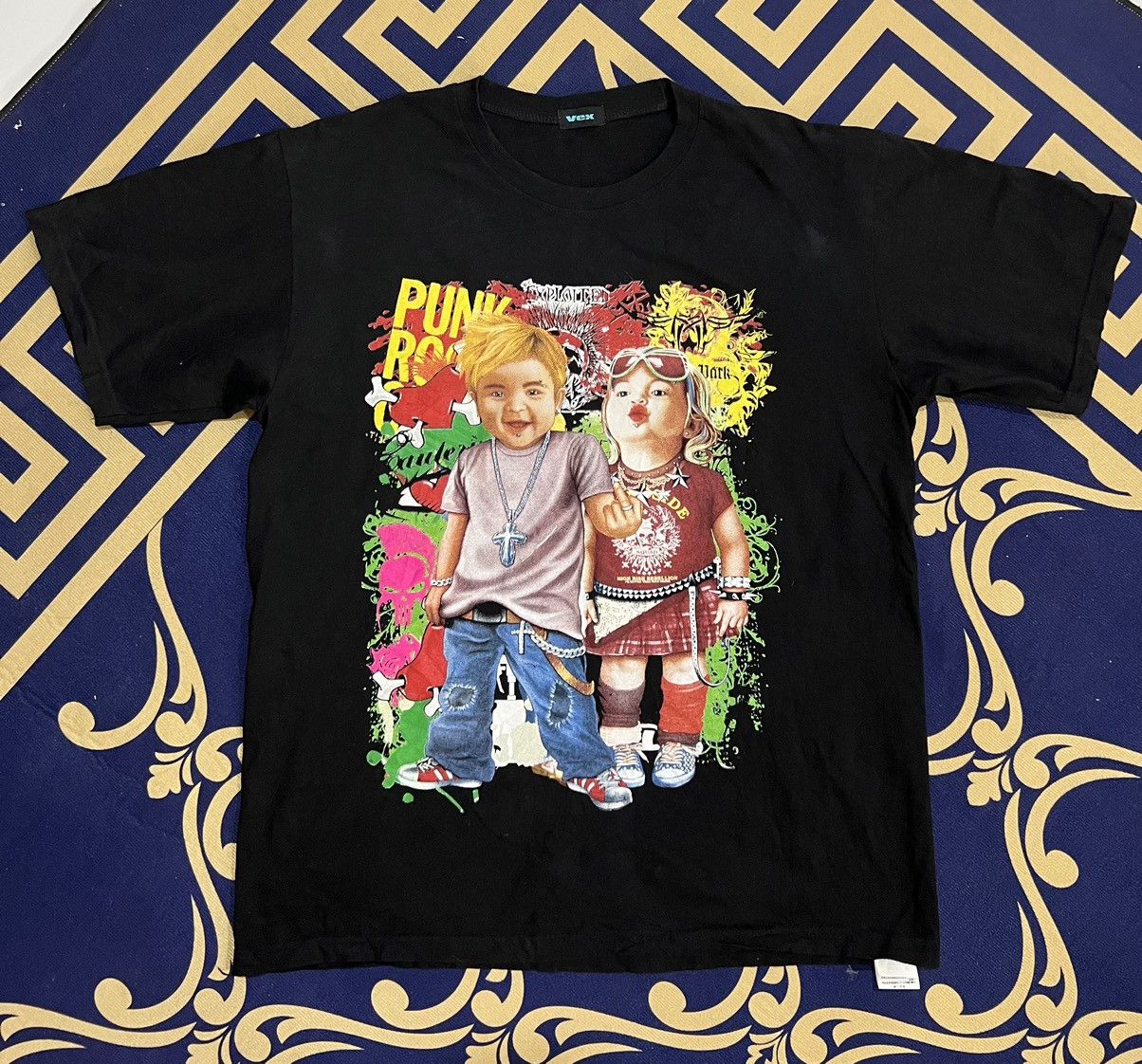 Cartoon Network 🔥Rare Big Front Back Printed Punk Fuck Tees Size US M / EU 48-50 / 2 - 1 Thumbnail