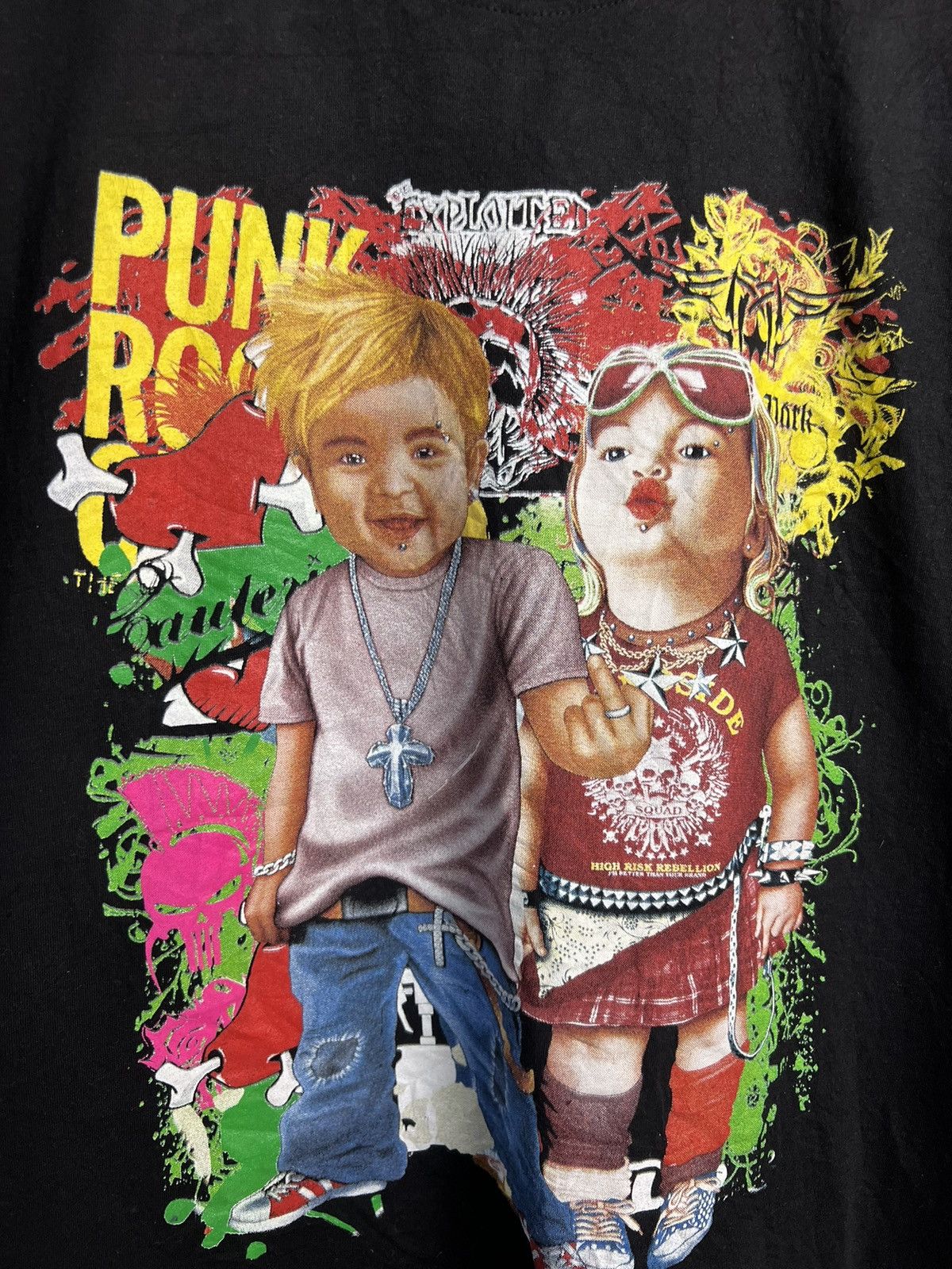Cartoon Network 🔥Rare Big Front Back Printed Punk Fuck Tees Size US M / EU 48-50 / 2 - 7 Thumbnail