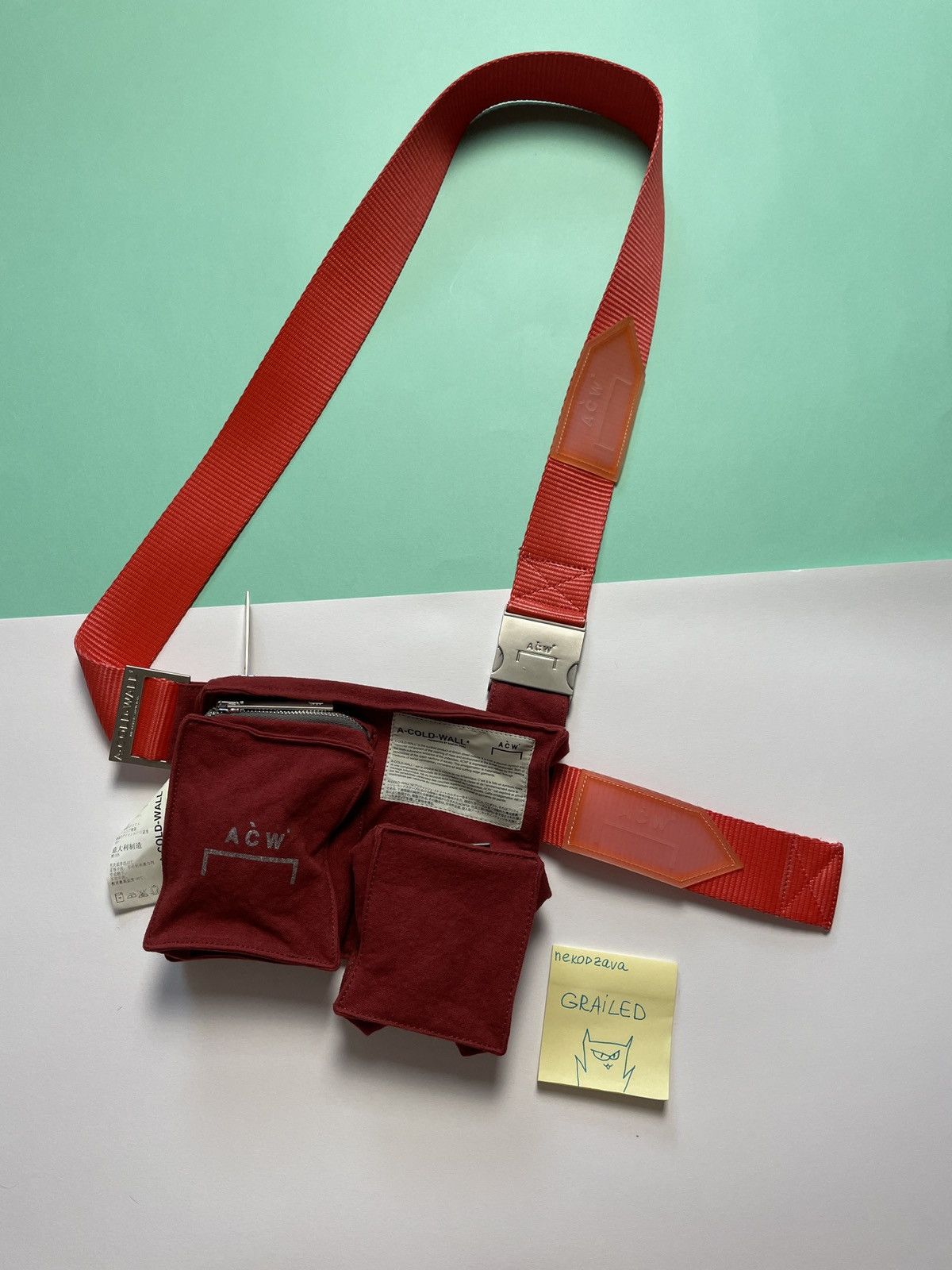 A-COLD-WALL* Tri Pocket Utility Holster Bag Size ONE SIZE - 2 Thumbnail