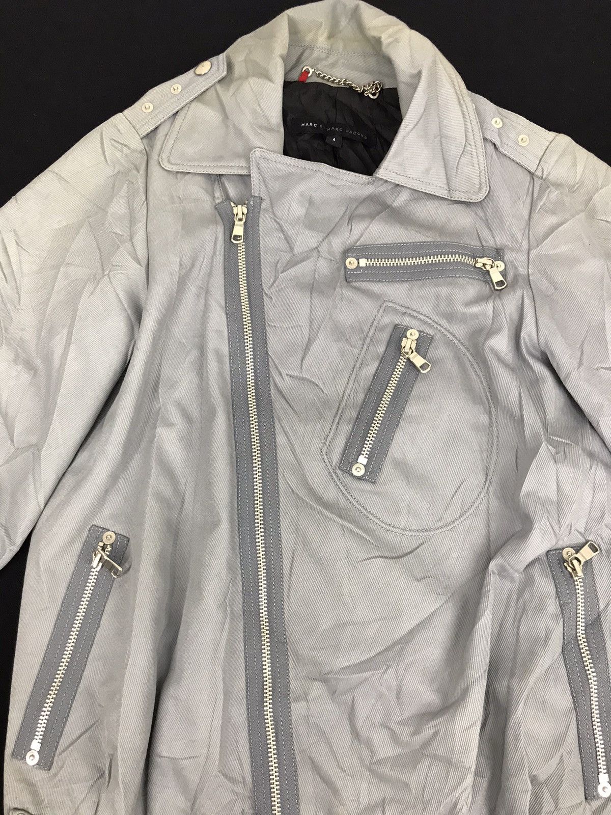 Designer Marc by Marc Jacobs Punk Motorcycle Bikers Jacket Size US S / EU 44-46 / 1 - 3 Thumbnail
