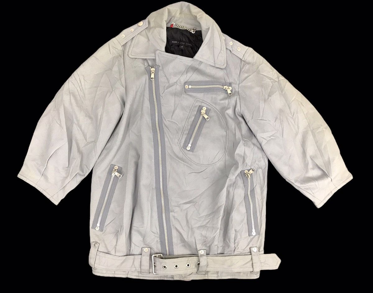 Designer Marc by Marc Jacobs Punk Motorcycle Bikers Jacket Size US S / EU 44-46 / 1 - 1 Thumbnail