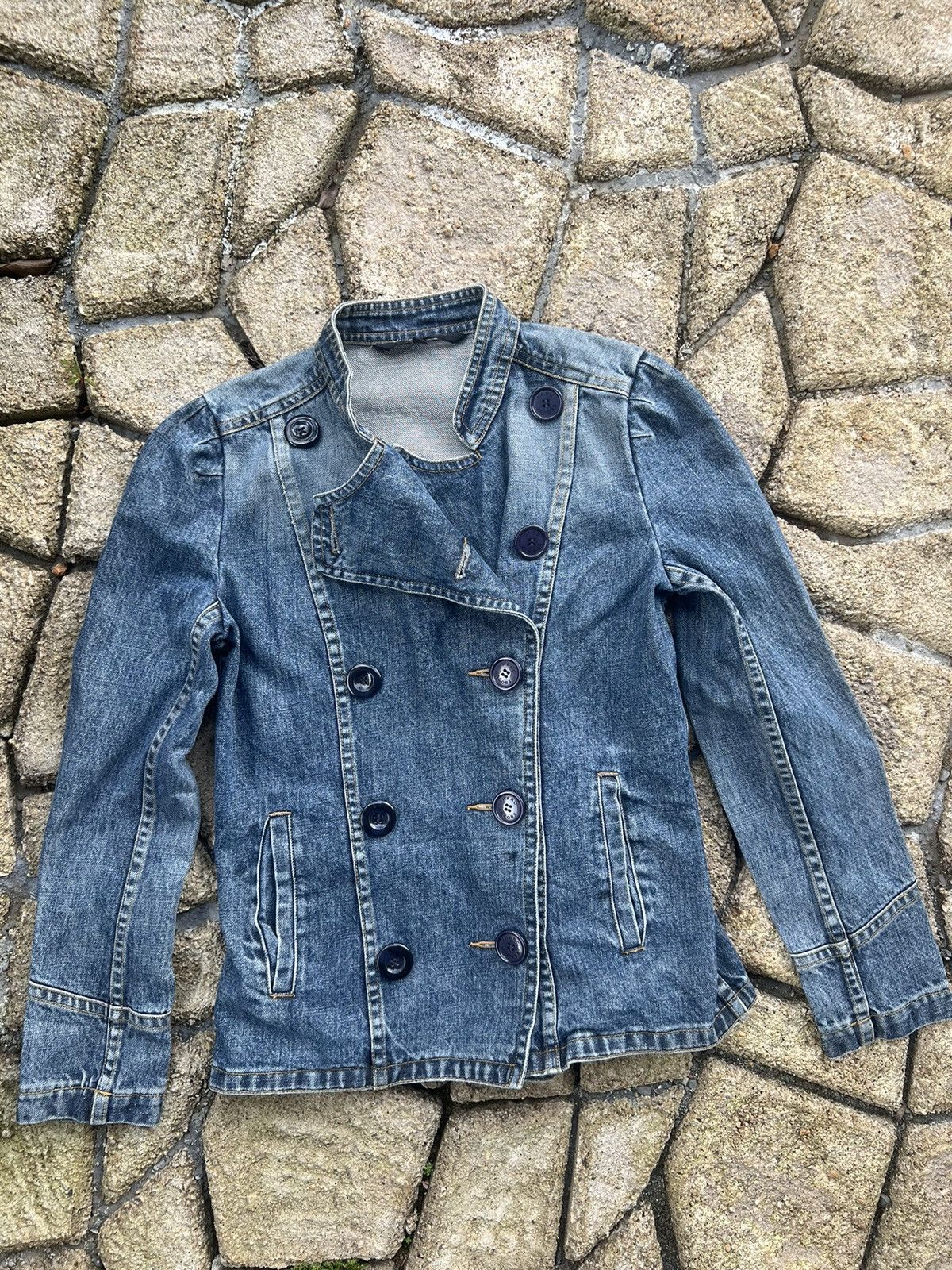 Marc Jacobs 🔥Marc Jacobs Double Breasted Denim Jacket Size S / US 4 / IT 40 - 1 Thumbnail
