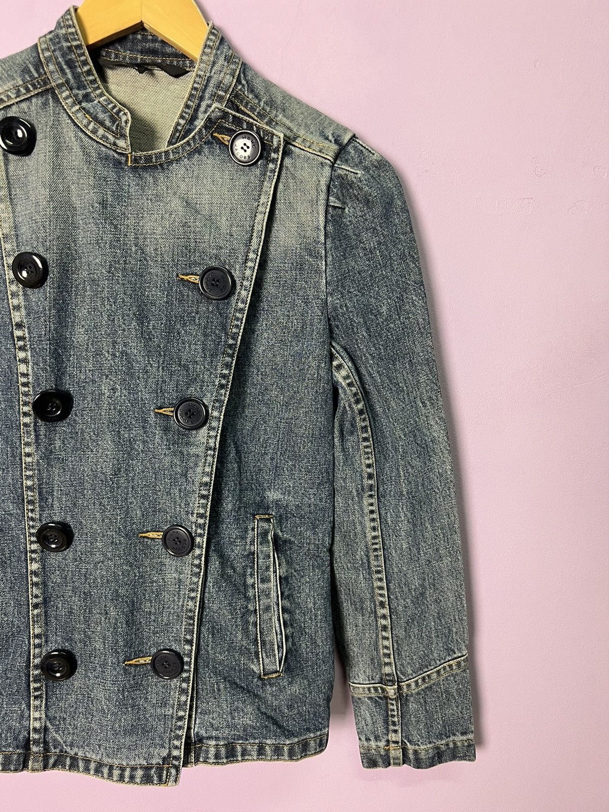 Marc Jacobs 🔥Marc Jacobs Double Breasted Denim Jacket Size S / US 4 / IT 40 - 6 Thumbnail