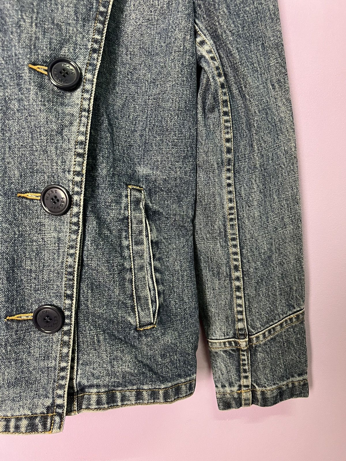 Marc Jacobs 🔥Marc Jacobs Double Breasted Denim Jacket Size S / US 4 / IT 40 - 13 Thumbnail