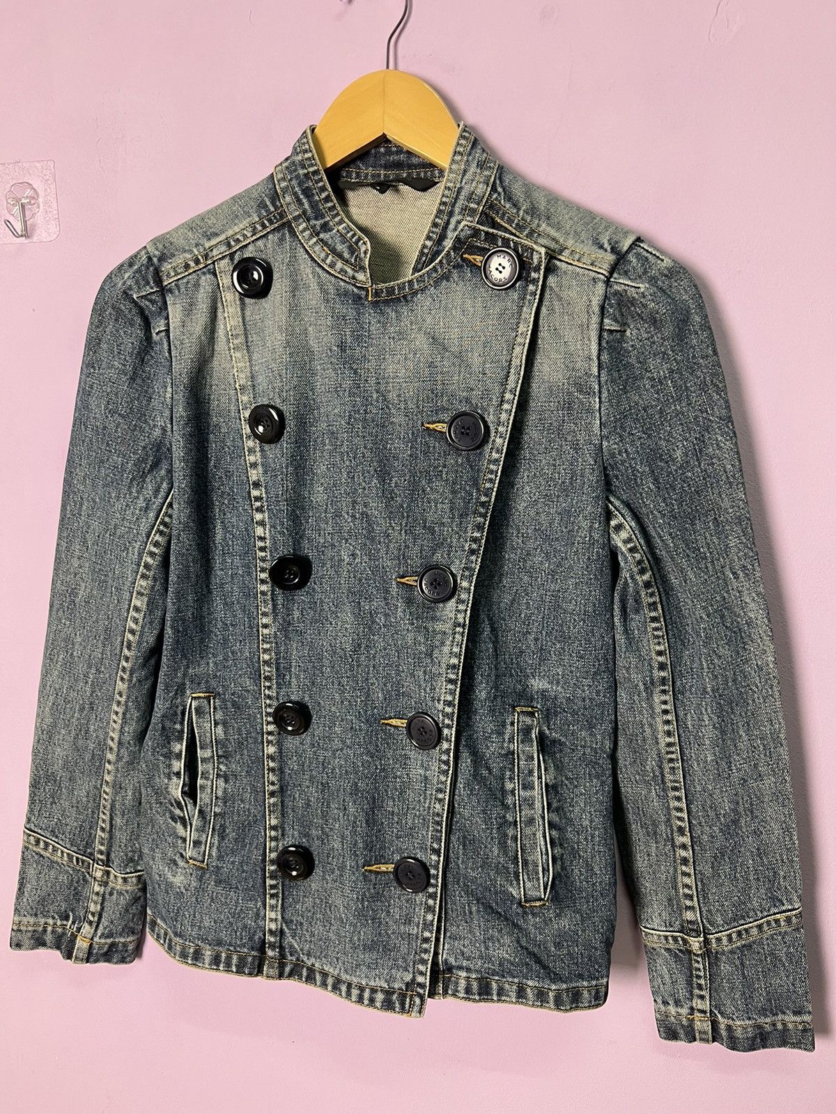 Marc Jacobs 🔥Marc Jacobs Double Breasted Denim Jacket Size S / US 4 / IT 40 - 7 Thumbnail