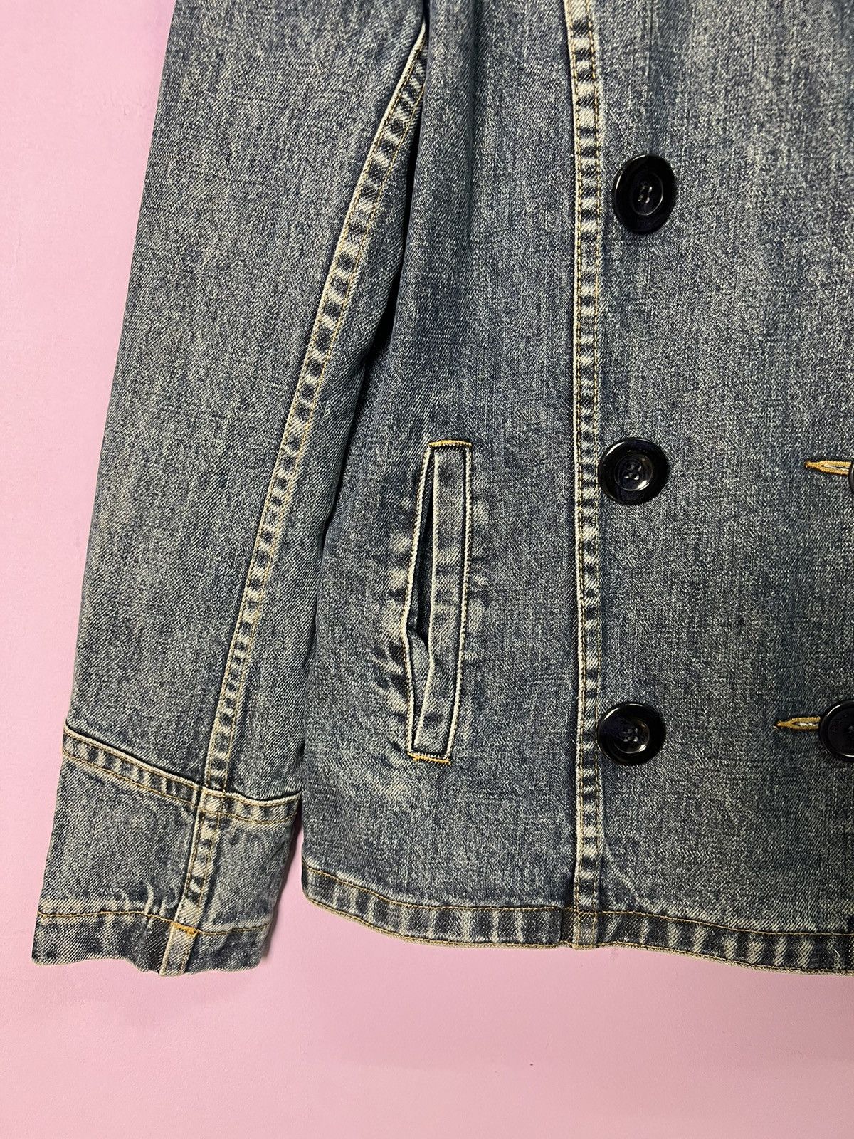 Marc Jacobs 🔥Marc Jacobs Double Breasted Denim Jacket Size S / US 4 / IT 40 - 12 Thumbnail