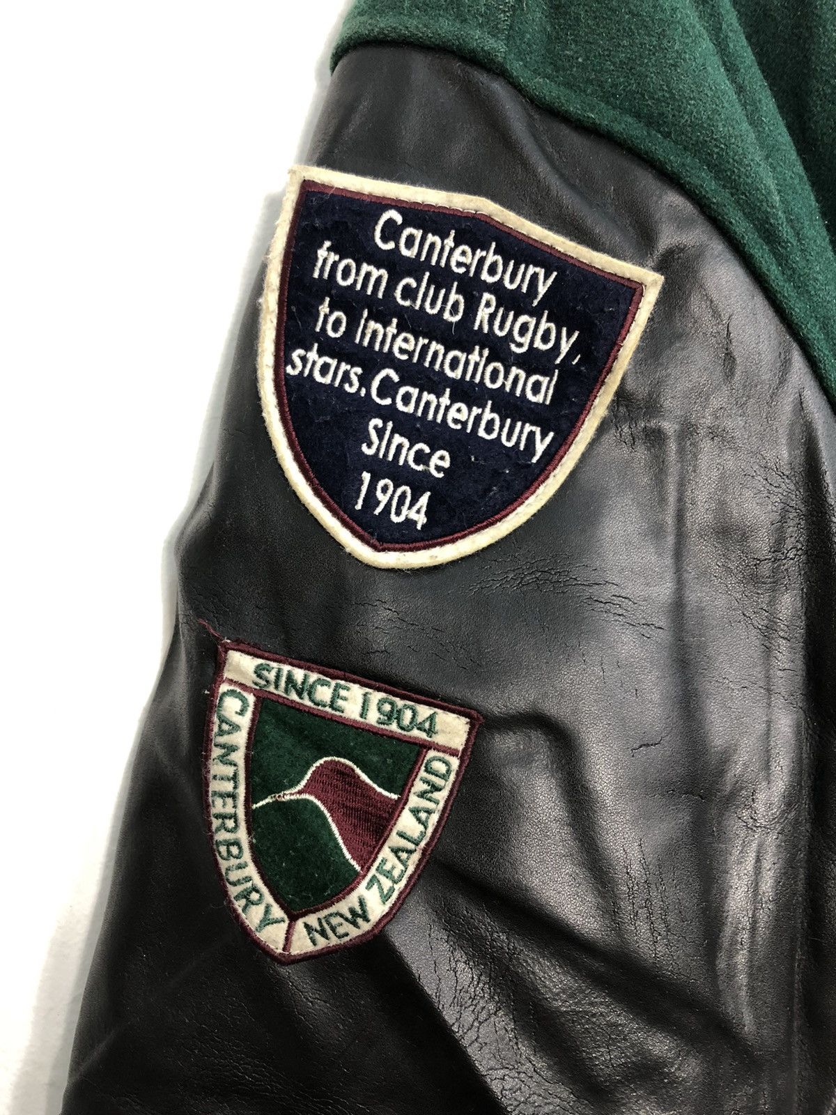 Canterbury of New Zealand × Vintage Rare Canterburry International Patches Varsity Jacket Size US XXL / EU 58 / 5 - 8 Thumbnail