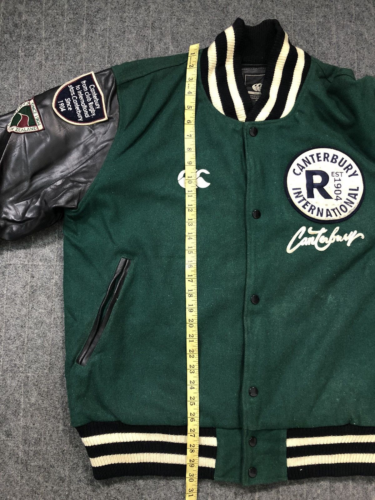 Canterbury of New Zealand × Vintage Rare Canterburry International Patches Varsity Jacket Size US XXL / EU 58 / 5 - 5 Thumbnail