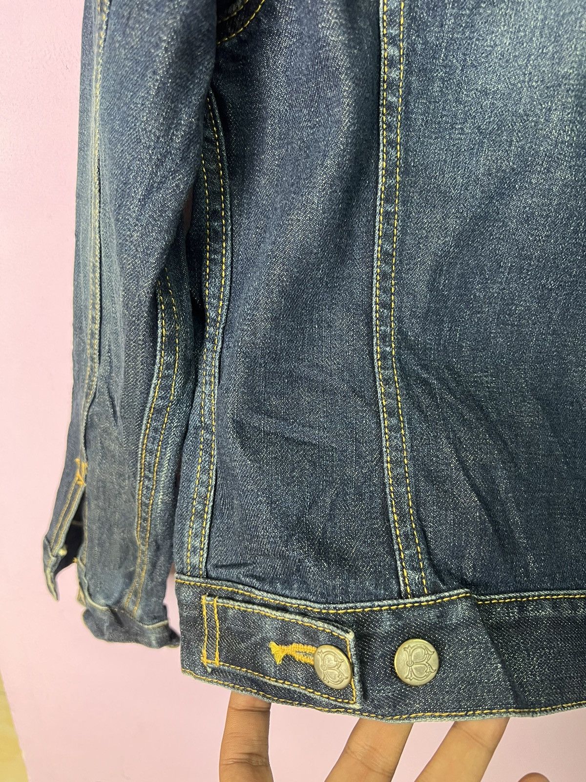 Japanese Brand 🔥Beautiful People Redline Denim Jacket Size S / US 4 / IT 40 - 14 Thumbnail