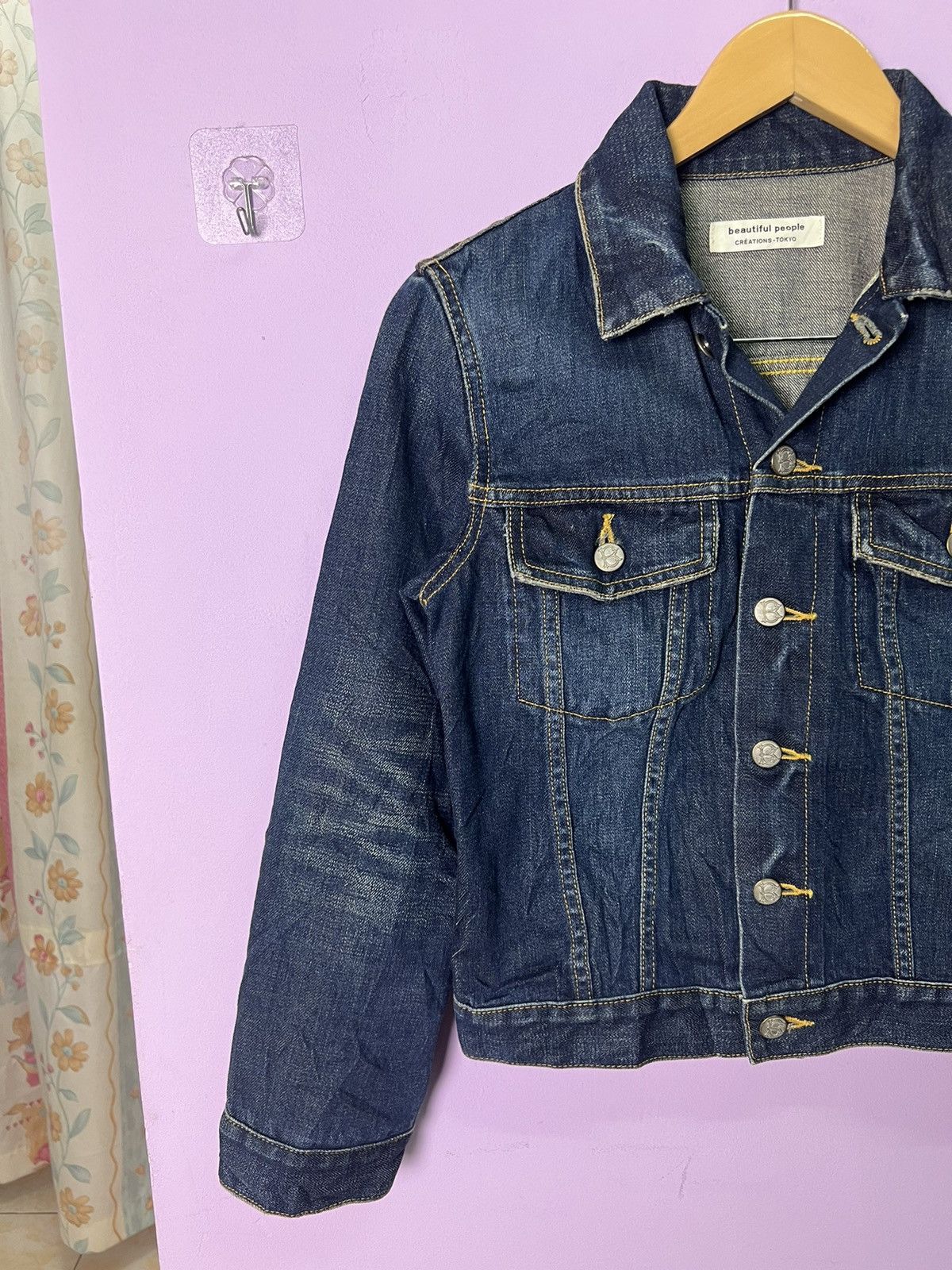 Japanese Brand 🔥Beautiful People Redline Denim Jacket Size S / US 4 / IT 40 - 5 Thumbnail