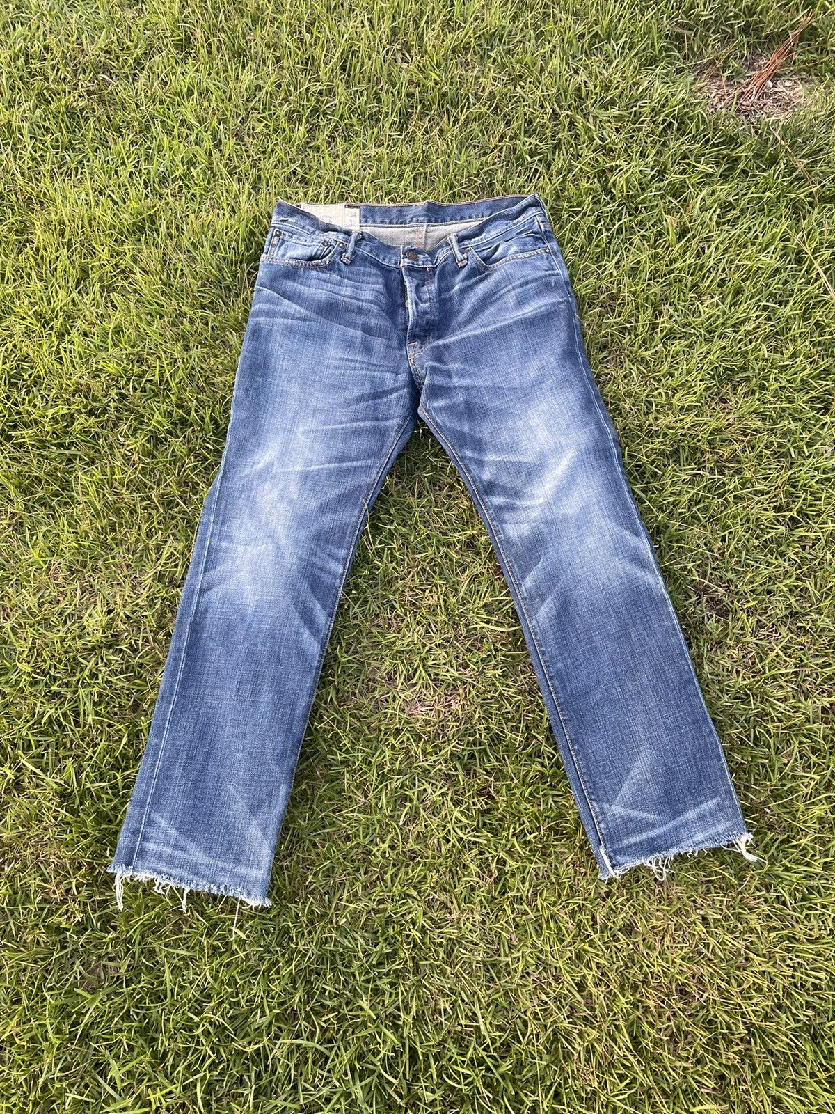 Rare Vintage Archive Faded Raw Denim