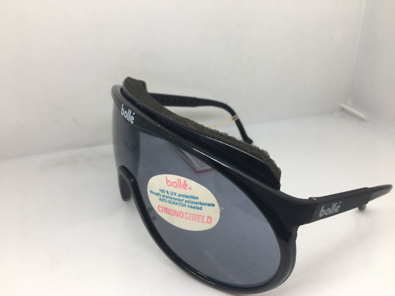 Vintage MOD OLD SCHOOL BOLLE FRANCE CHRONO SHIELD SUNGLASSES Size ONE SIZE - 3 Thumbnail