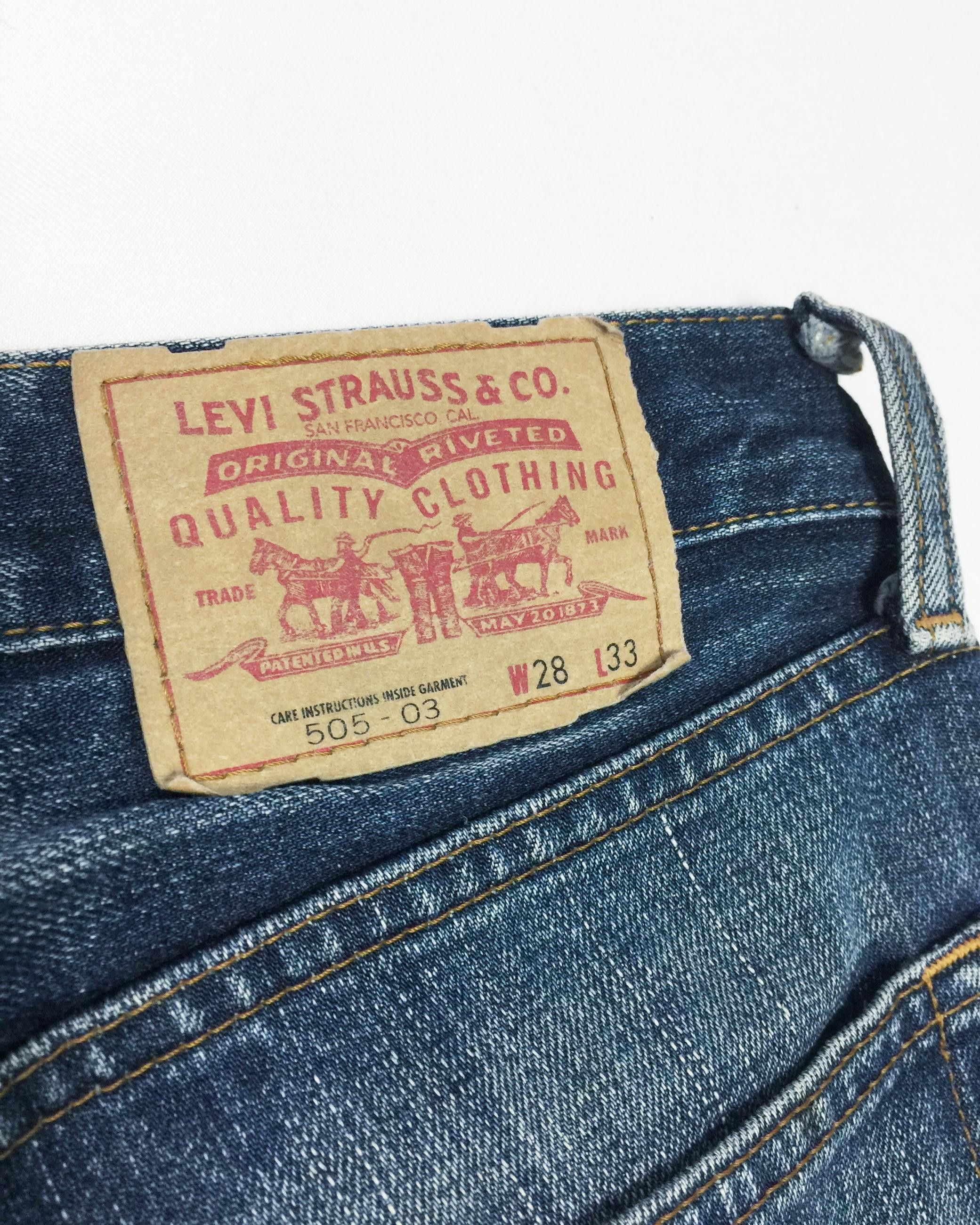 Levi's Rare Levi's 505 Flare Denim Jeans Made in Japan Size US 28 / EU 44 - 10 Thumbnail