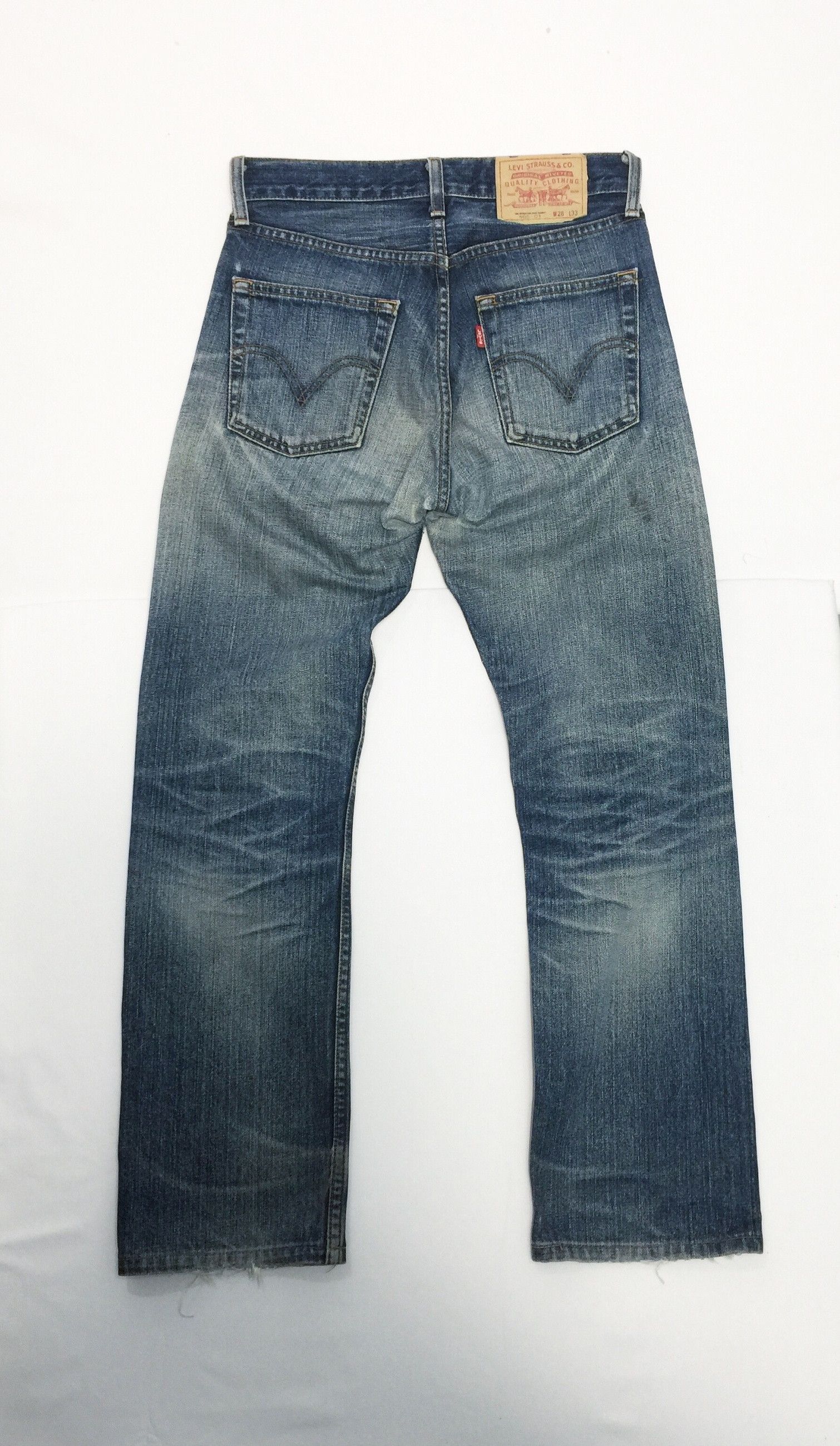Levi's Rare Levi's 505 Flare Denim Jeans Made in Japan Size US 28 / EU 44 - 7 Thumbnail