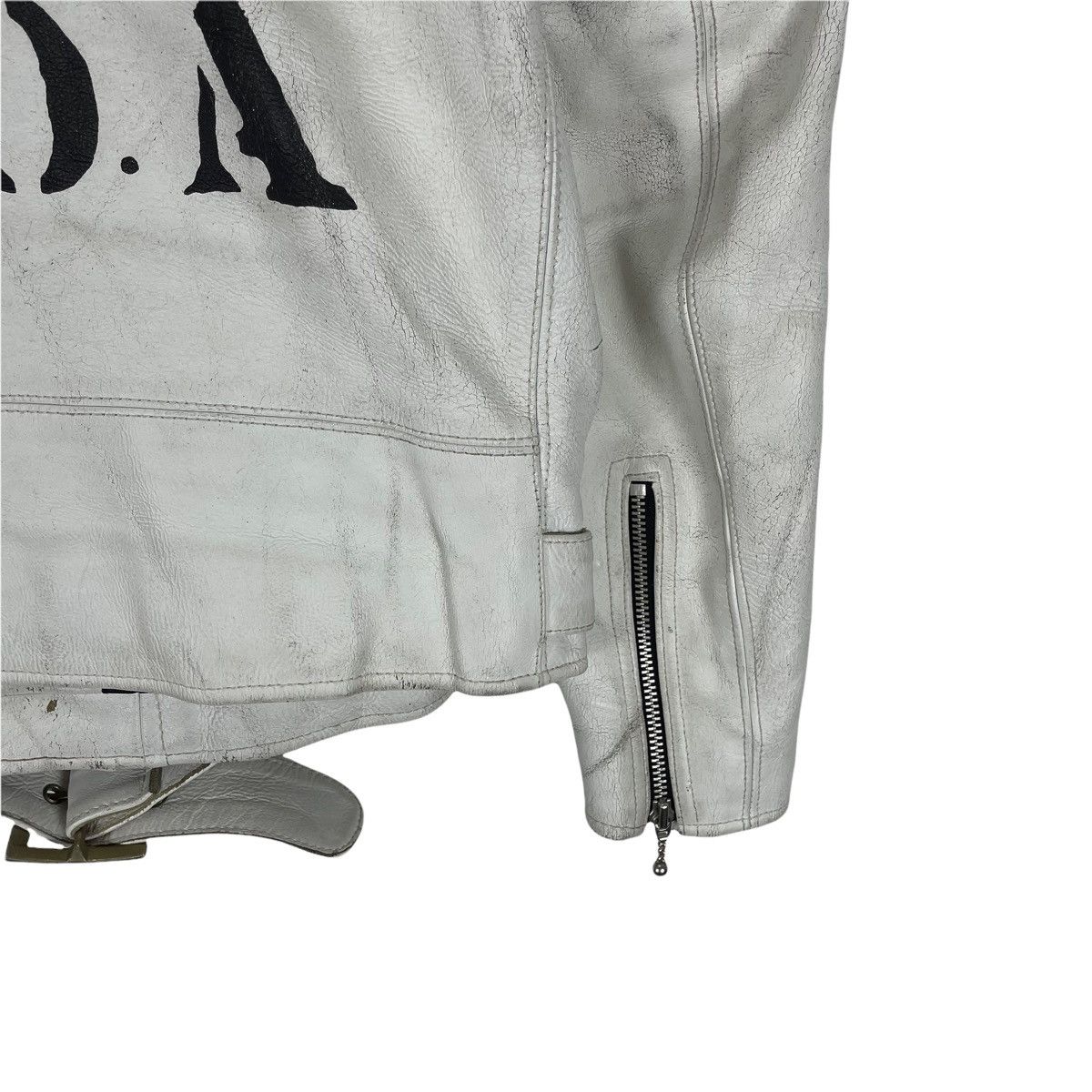 Japanese Brand 🔥T.F.O.A CROPPED HEADS BIKER TOKOFUKU DOUBLE COLLAR JACKET Size US M / EU 48-50 / 2 - 8 Thumbnail