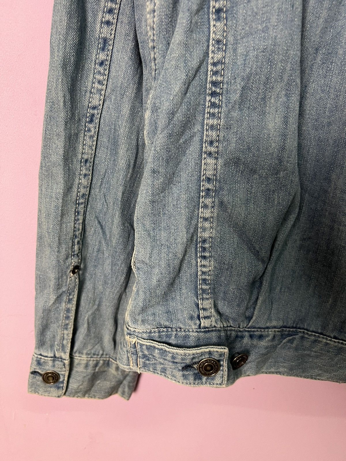Japanese Brand 🔥Gorge Distressed Denim Shirts Size M / US 6-8 / IT 42-44 - 15 Thumbnail