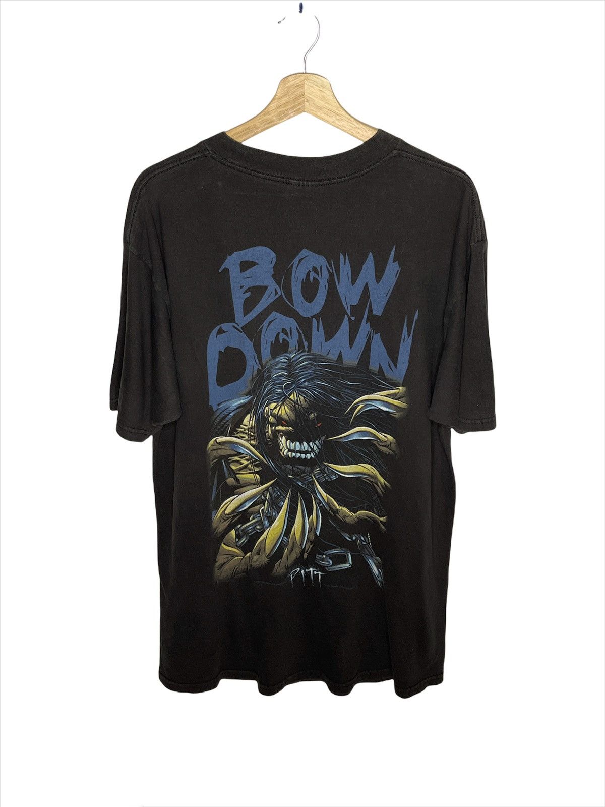 Anime × Vintage Vintage Pitt Bow Down Comics T-Shirt Size US XL / EU 56 / 4 - 1 Thumbnail