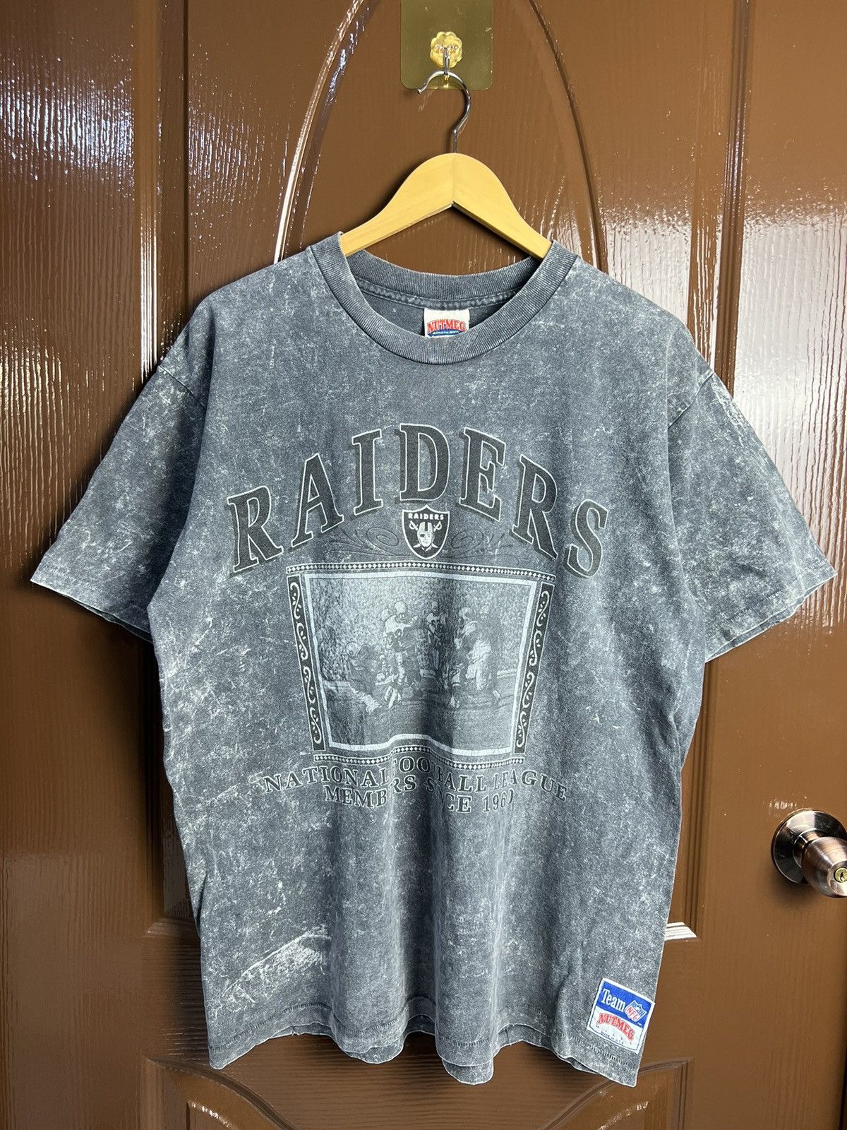 🔥Vintage Rare Single Stitich Nutmeg Raiders NFL Tees