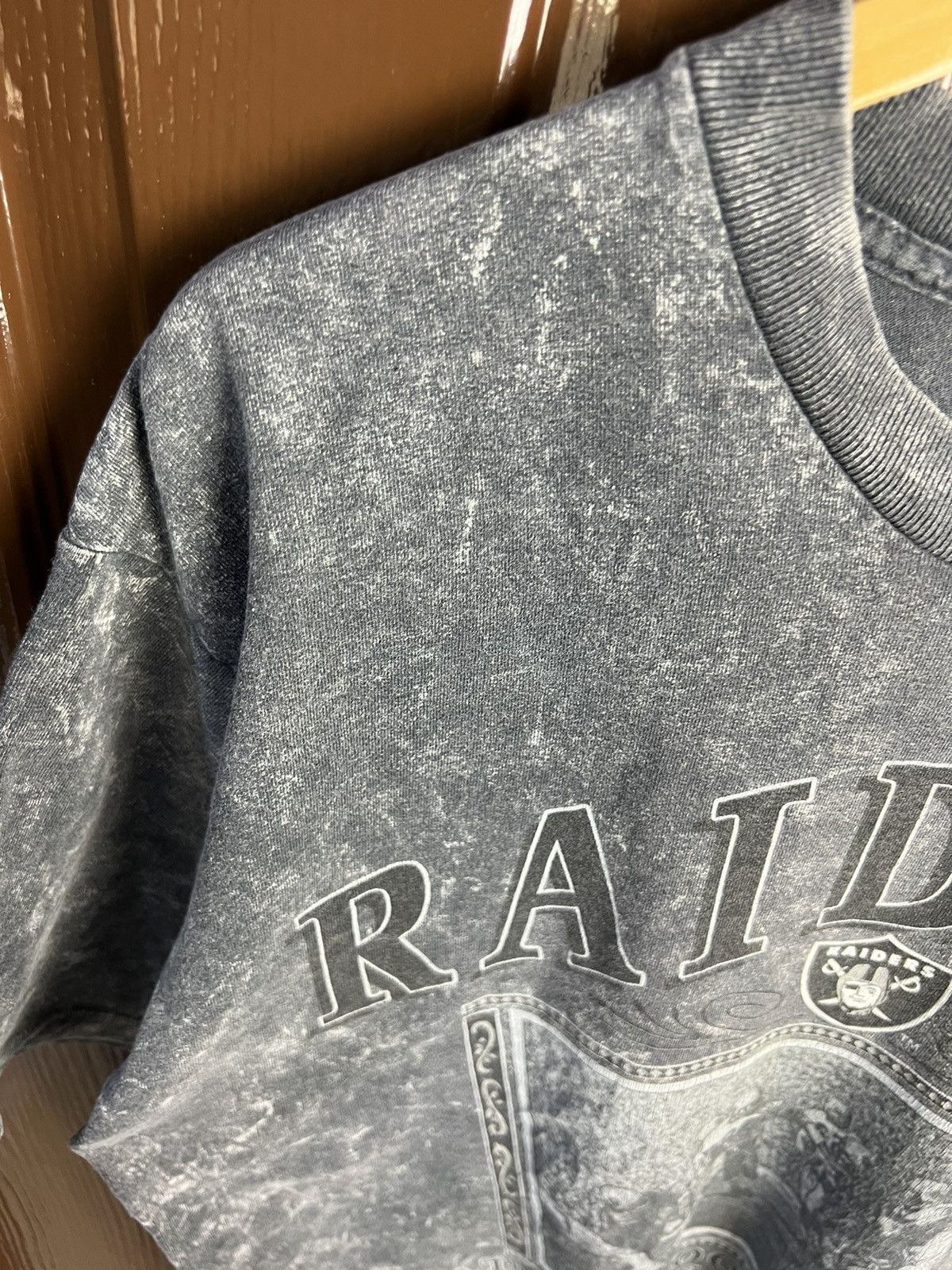 NFL 🔥Vintage Rare Single Stitich Nutmeg Raiders NFL Tees Size US L / EU 52-54 / 3 - 12 Thumbnail
