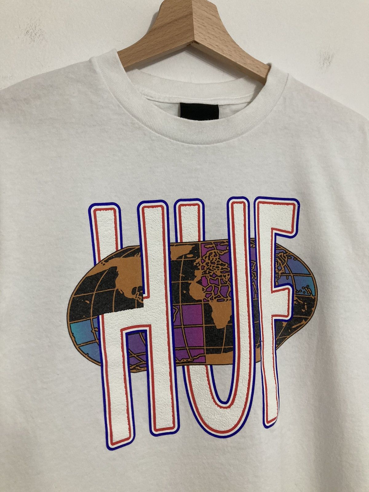 Huf Huf Skateboards Vintage Longsleeve Logo USA Size US S / EU 44-46 / 1 - 4 Thumbnail