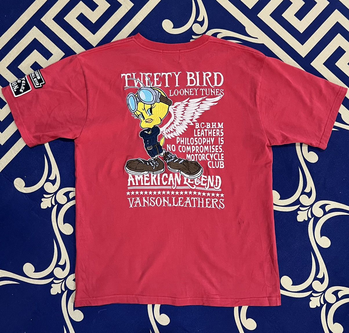 Vanson Leathers 🔥Rare Vanson Leathers x Looney Tunes Riders Tees Size US M / EU 48-50 / 2 - 3 Thumbnail