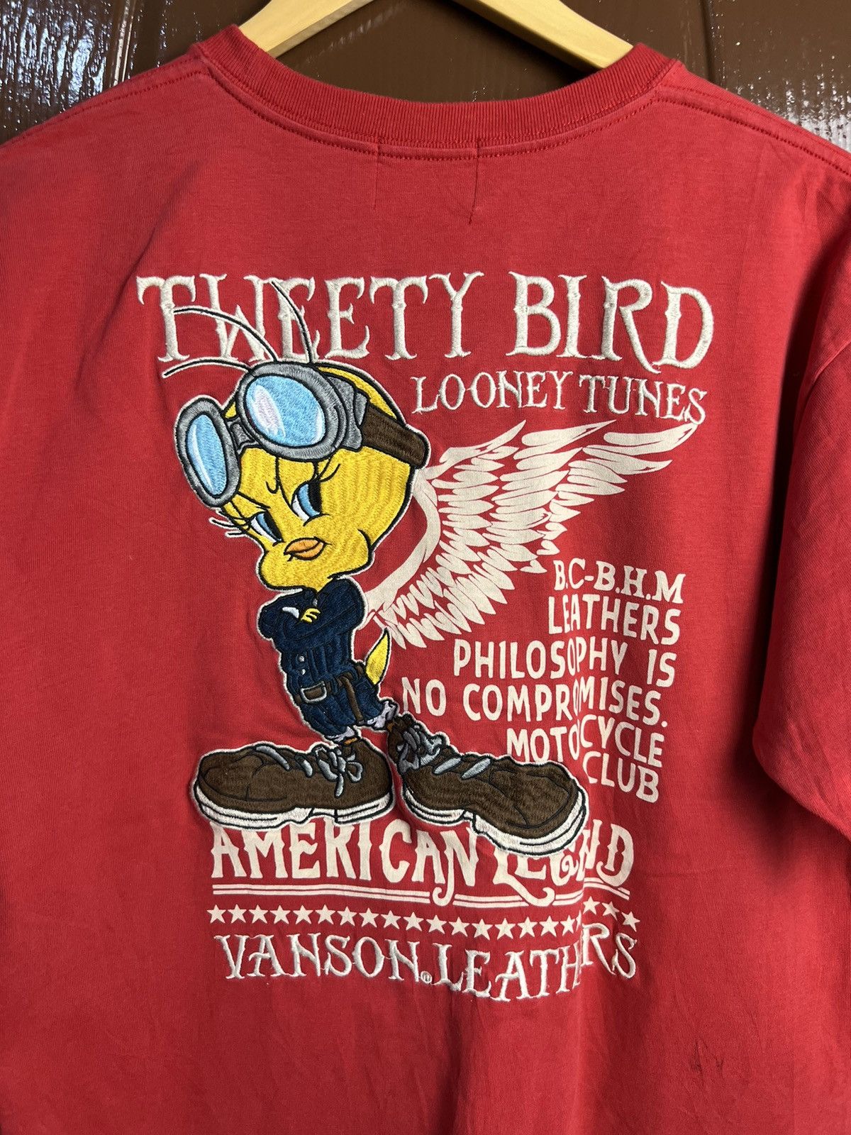 Vanson Leathers 🔥Rare Vanson Leathers x Looney Tunes Riders Tees Size US M / EU 48-50 / 2 - 13 Thumbnail