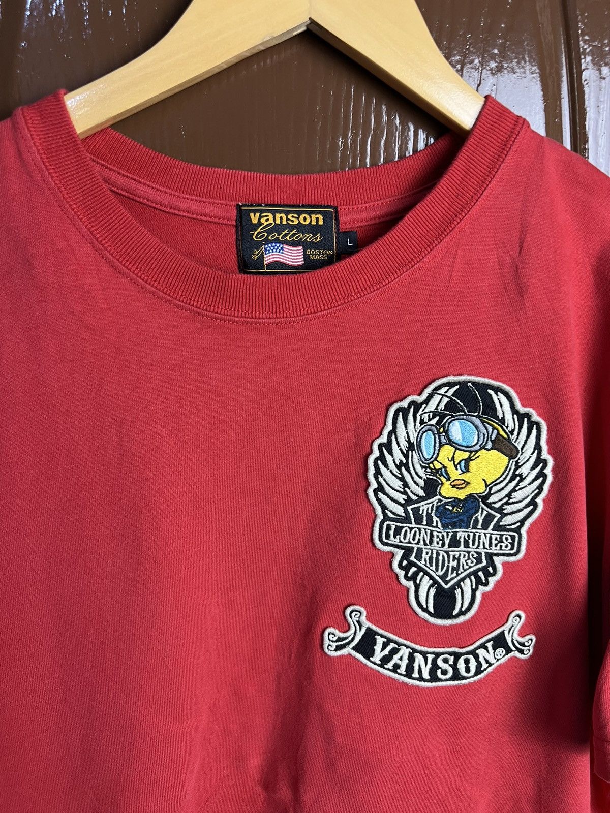 Vanson Leathers 🔥Rare Vanson Leathers x Looney Tunes Riders Tees Size US M / EU 48-50 / 2 - 6 Thumbnail