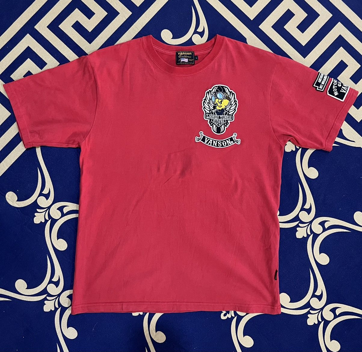 Vanson Leathers 🔥Rare Vanson Leathers x Looney Tunes Riders Tees Size US M / EU 48-50 / 2 - 2 Thumbnail