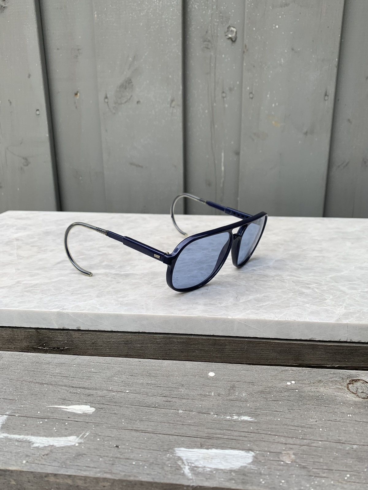 Vintage Bolle Irex Glacier Hooked Sunglasses 70s 80s Alpine