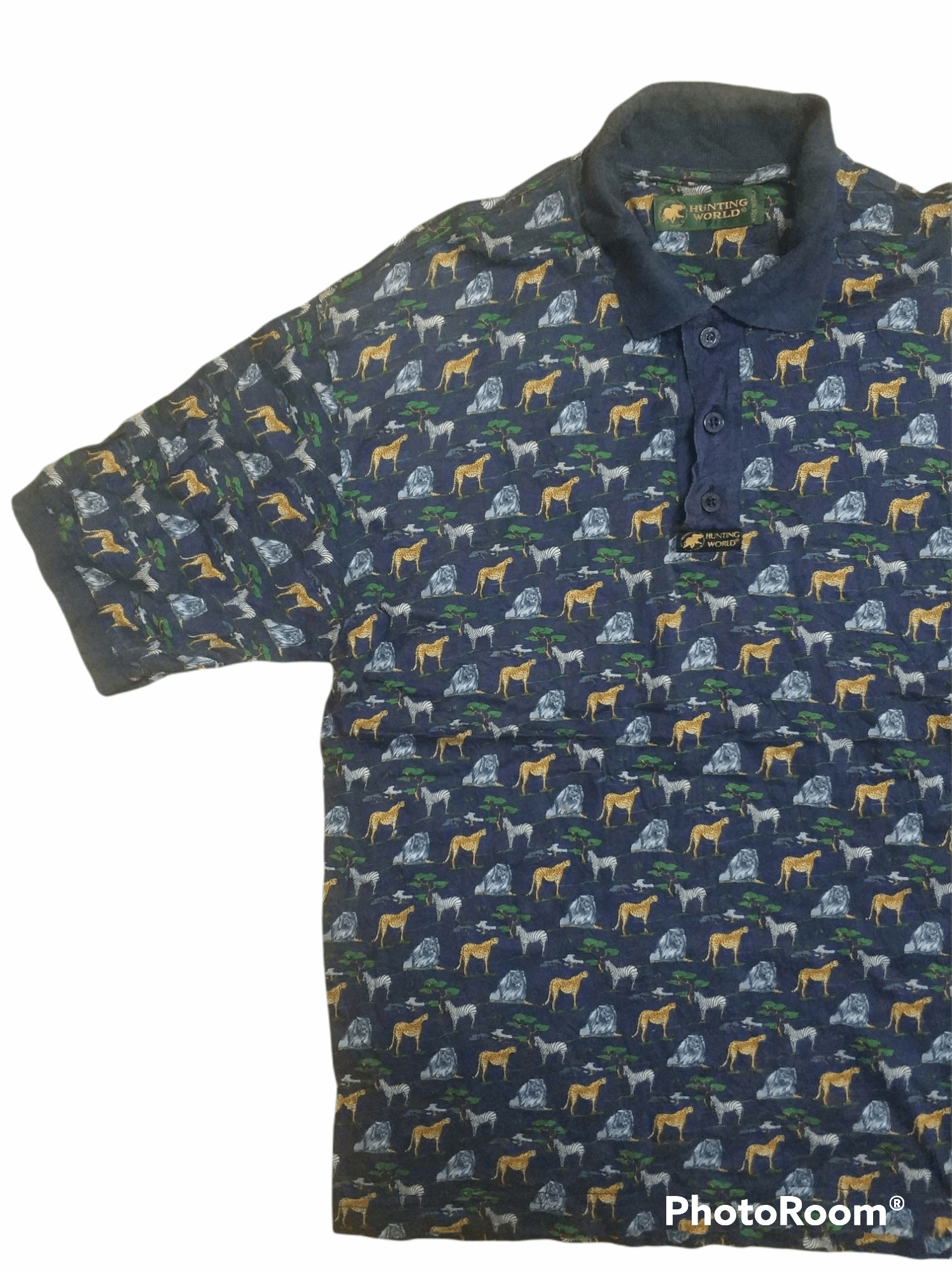 Hunter 🔥Vintage Fullprint Hunting World Polo Tees Size US M / EU 48-50 / 2 - 4 Thumbnail