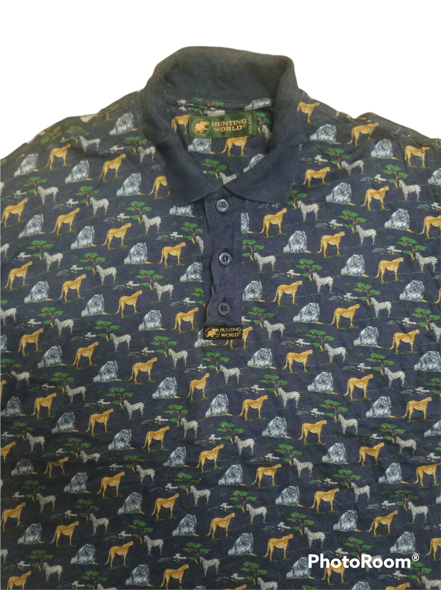 Hunter 🔥Vintage Fullprint Hunting World Polo Tees Size US M / EU 48-50 / 2 - 2 Thumbnail