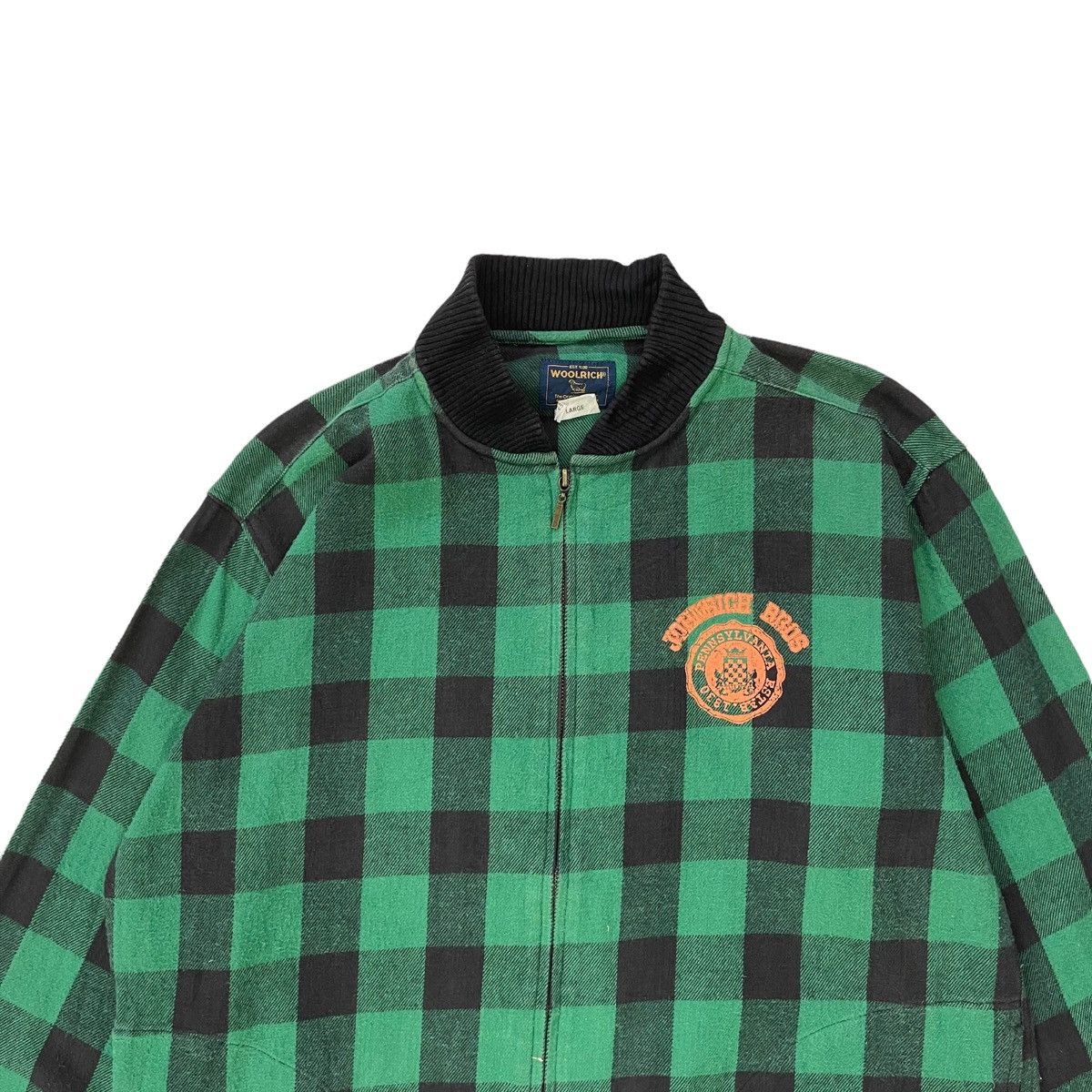 Japanese Brand × Vintage × Woolrich Woolen Mills Vintage Woolrich Zipper Jacket Size L Size US L / EU 52-54 / 3 - 2 Thumbnail