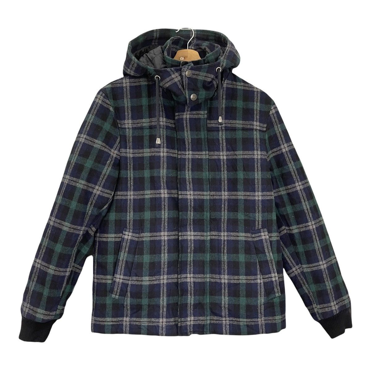 Calvin Klein Vintage Calvin Klein Wool Hoodies Jacket Size M Size US M / EU 48-50 / 2 - 1 Thumbnail
