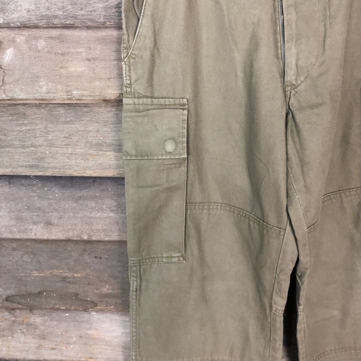 Japanese Brand Blue Way multipocket tactical double knee Cargo Pants #3400 Size US 28 / EU 44 - 6 Thumbnail