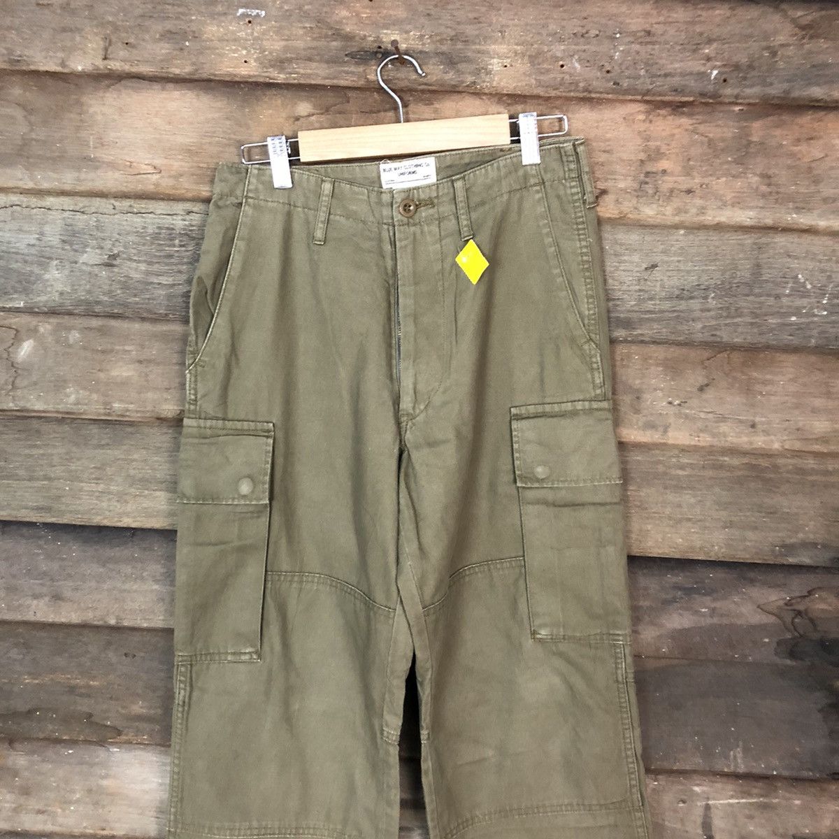 Japanese Brand Blue Way multipocket tactical double knee Cargo Pants #3400 Size US 28 / EU 44 - 2 Thumbnail