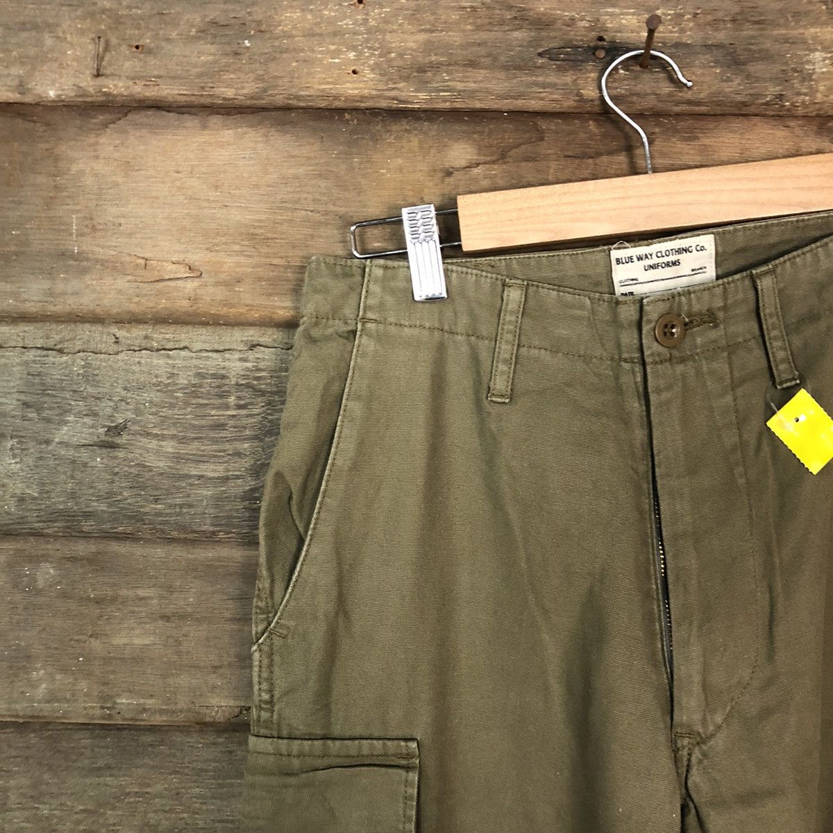 Japanese Brand Blue Way multipocket tactical double knee Cargo Pants #3400 Size US 28 / EU 44 - 4 Thumbnail