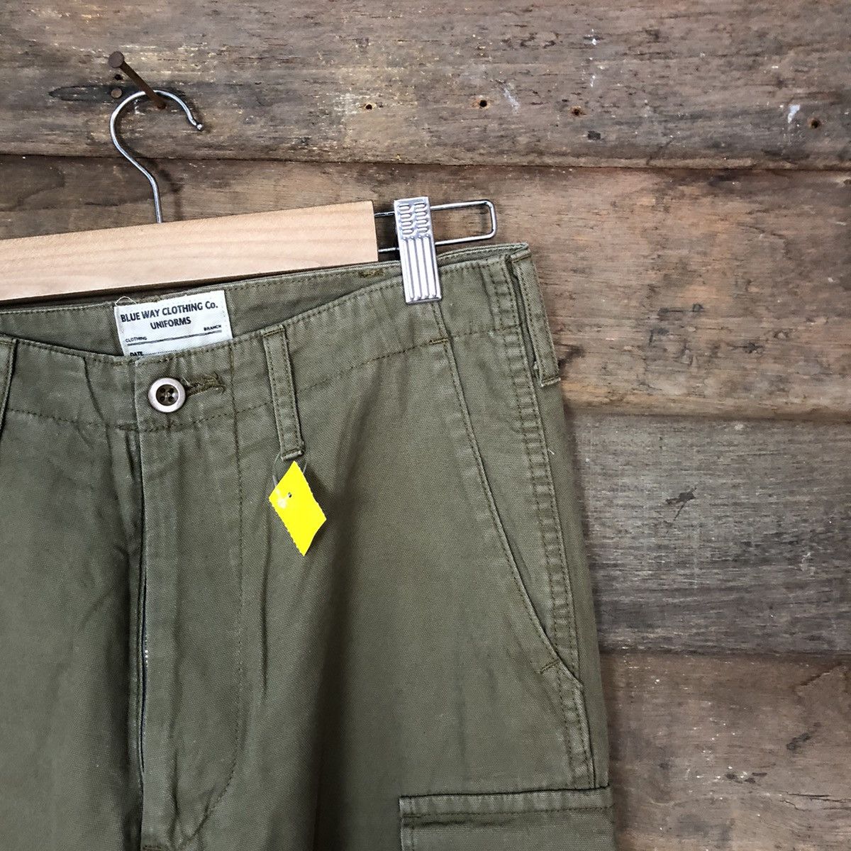 Japanese Brand Blue Way multipocket tactical double knee Cargo Pants #3400 Size US 28 / EU 44 - 5 Thumbnail