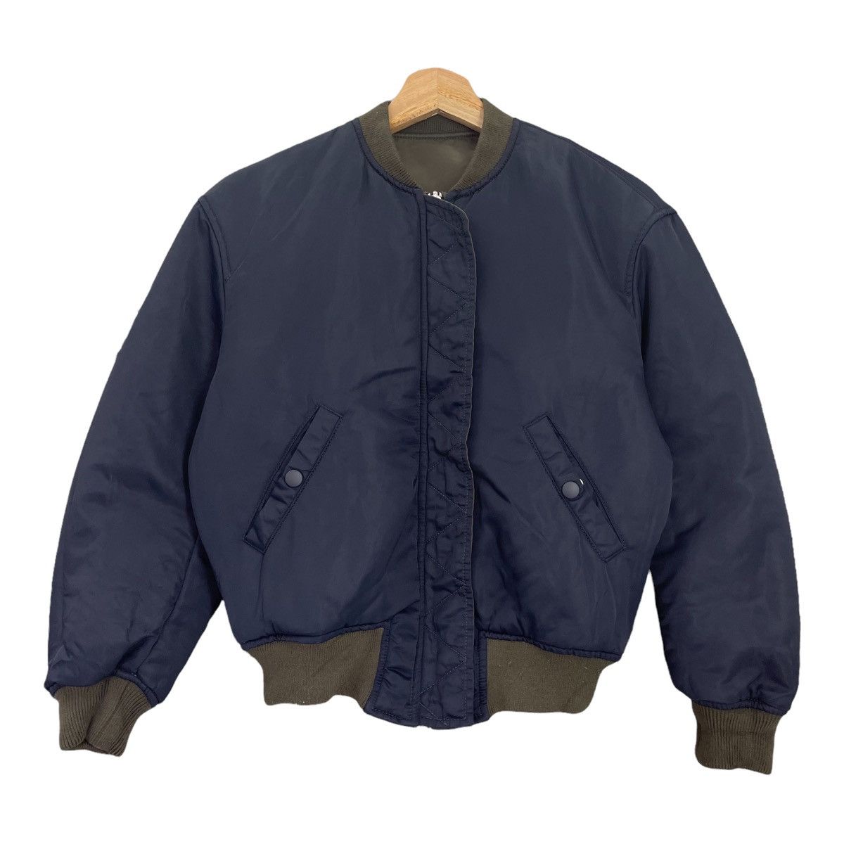 Undercover × Uniqlo Uniqlo x Undercover Reversible Zipper Bomber Jacket Size S Size US S / EU 44-46 / 1 - 8 Thumbnail