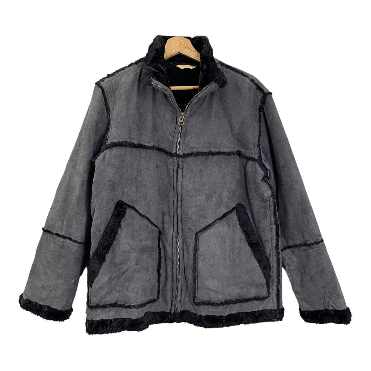 Japanese Brand Reminisence Shearling Jacket Coat Size US M / EU 48-50 / 2 - 1 Thumbnail