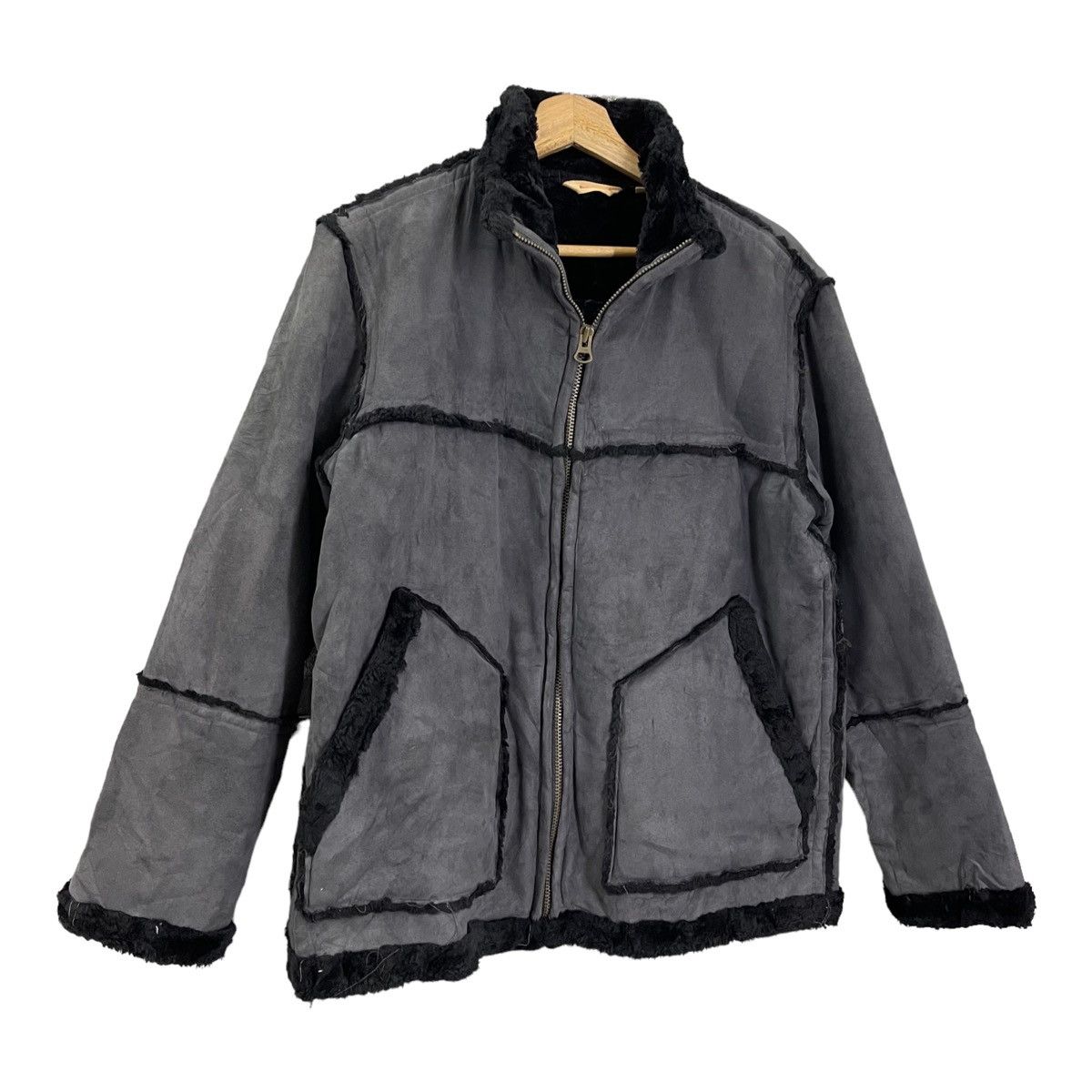 Japanese Brand Reminisence Shearling Jacket Coat Size US M / EU 48-50 / 2 - 2 Thumbnail