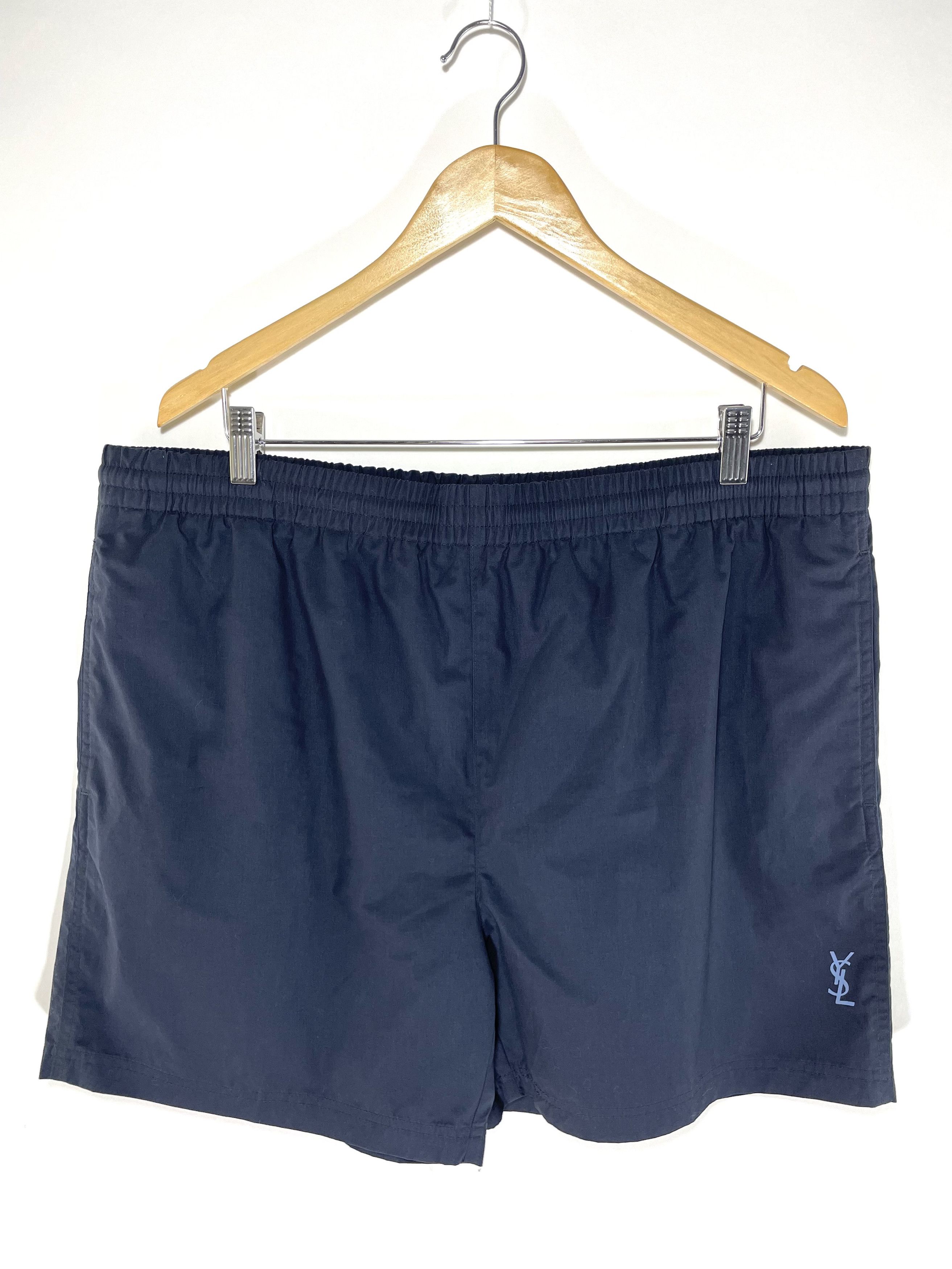 image of Vintage x YSL Pour Homme YSL Swimshorts in Navy, Men's (Size 36)