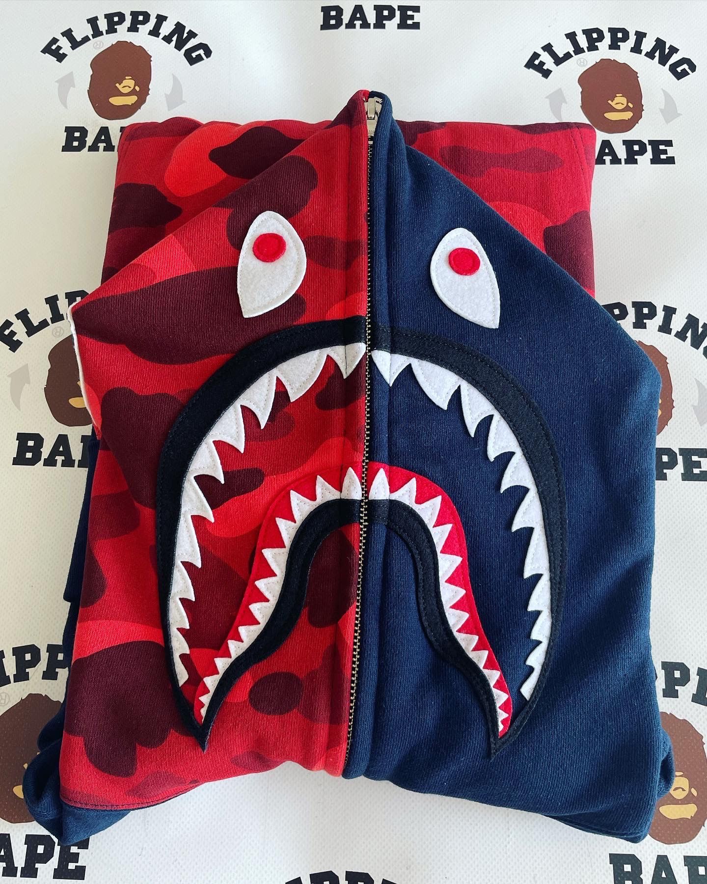 Bape BAPE COLOR CAMO HOOD SHARK FULL ZIP HOODIE 2022 Size US XXL / EU 58 / 5 - 3 Thumbnail