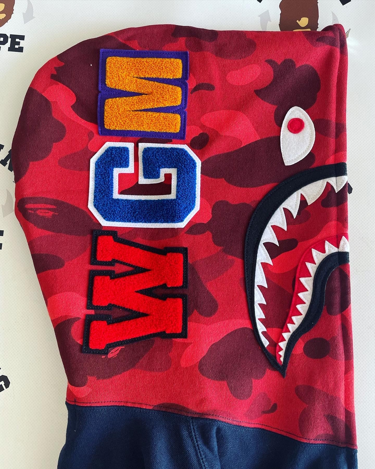 Bape BAPE COLOR CAMO HOOD SHARK FULL ZIP HOODIE 2022 Size US XXL / EU 58 / 5 - 4 Thumbnail