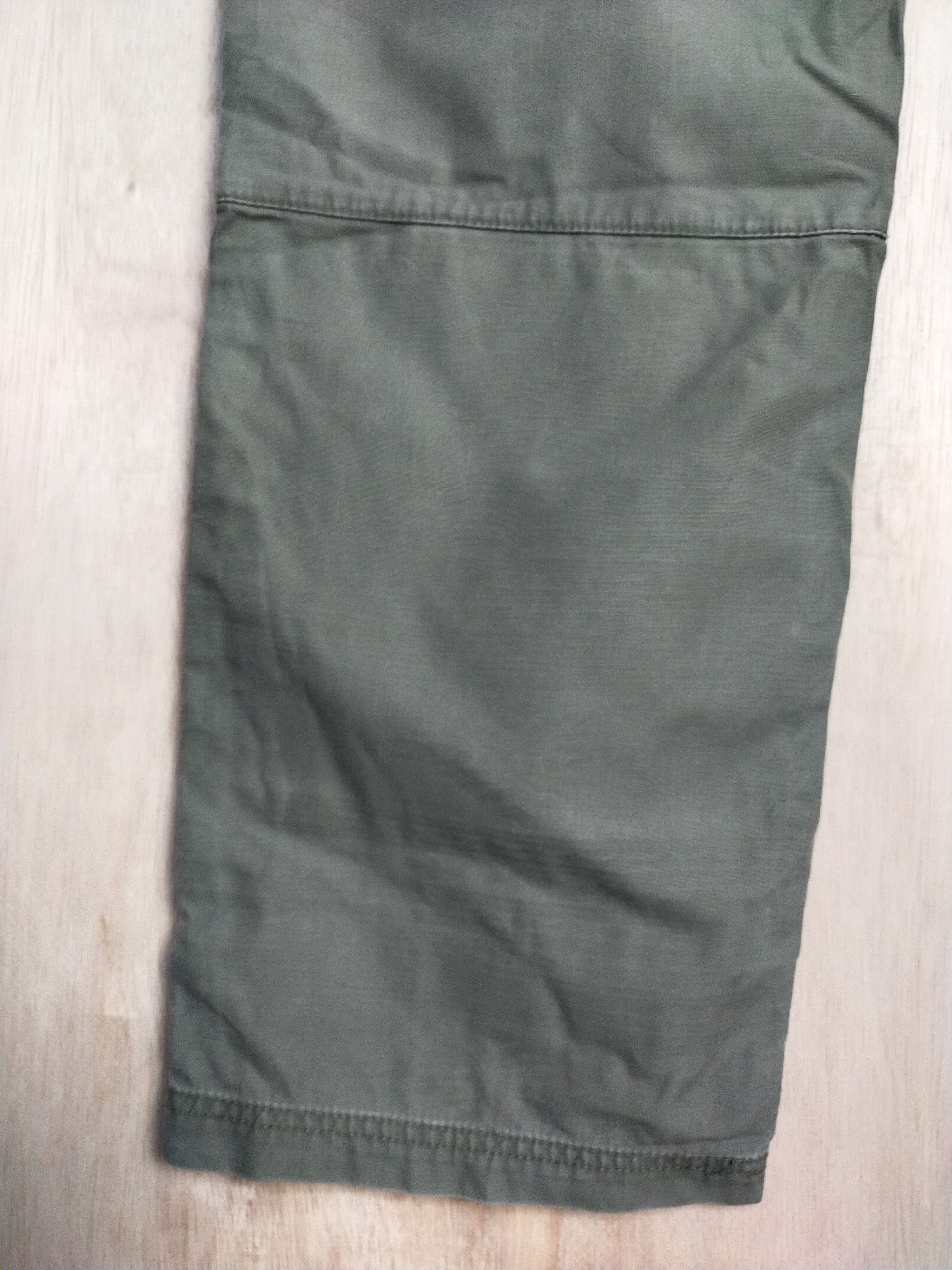 Japanese Brand Real Crush Green tactical utility Cargo Pants #2866 Size US 33 - 17 Thumbnail