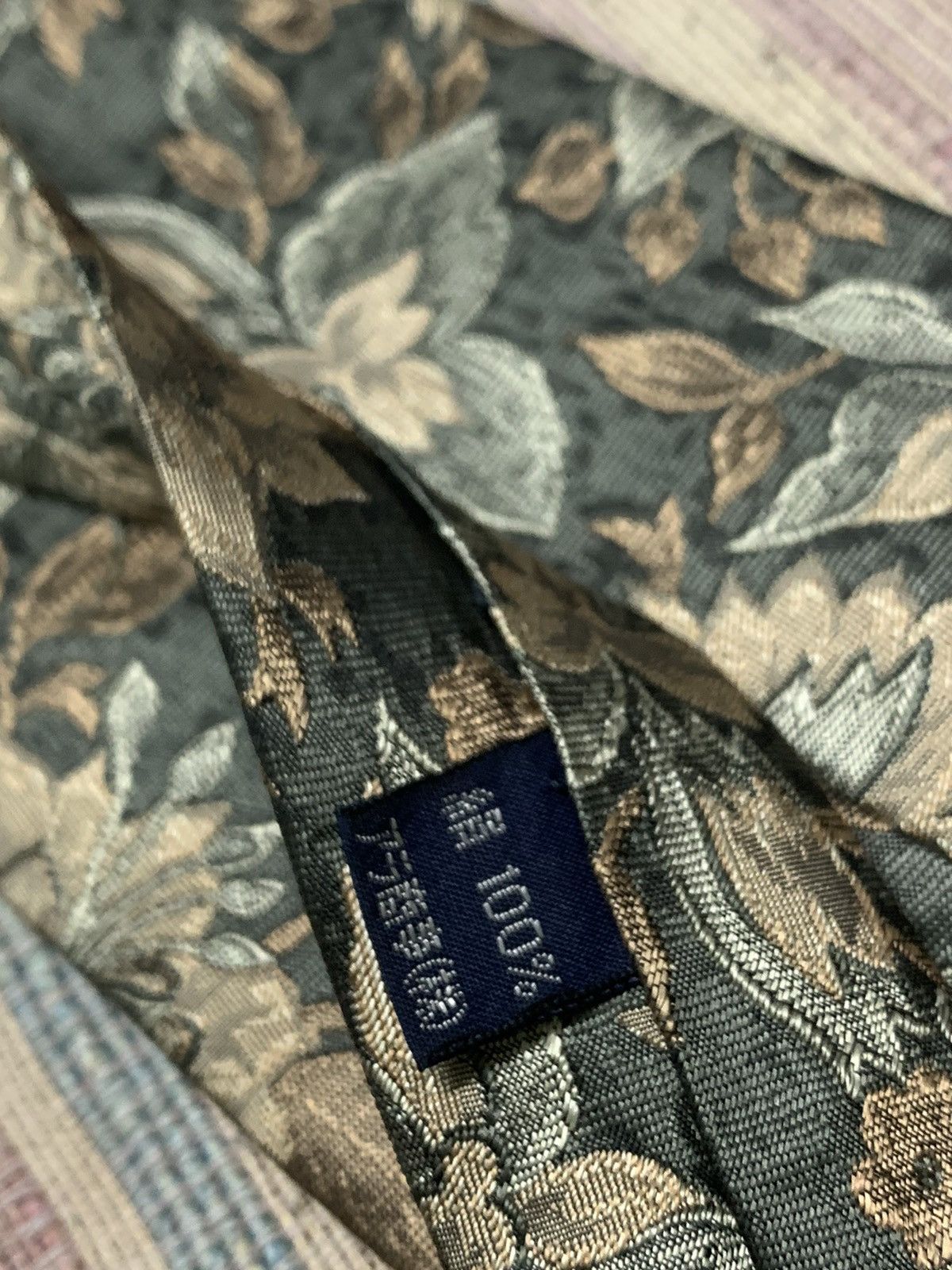 Burberry Vintage BURBERRY SILK TIE Size ONE SIZE - 5 Thumbnail