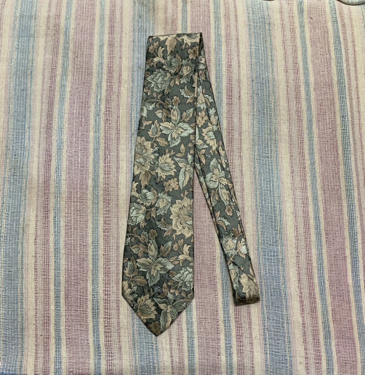 Burberry Vintage BURBERRY SILK TIE Size ONE SIZE - 2 Thumbnail