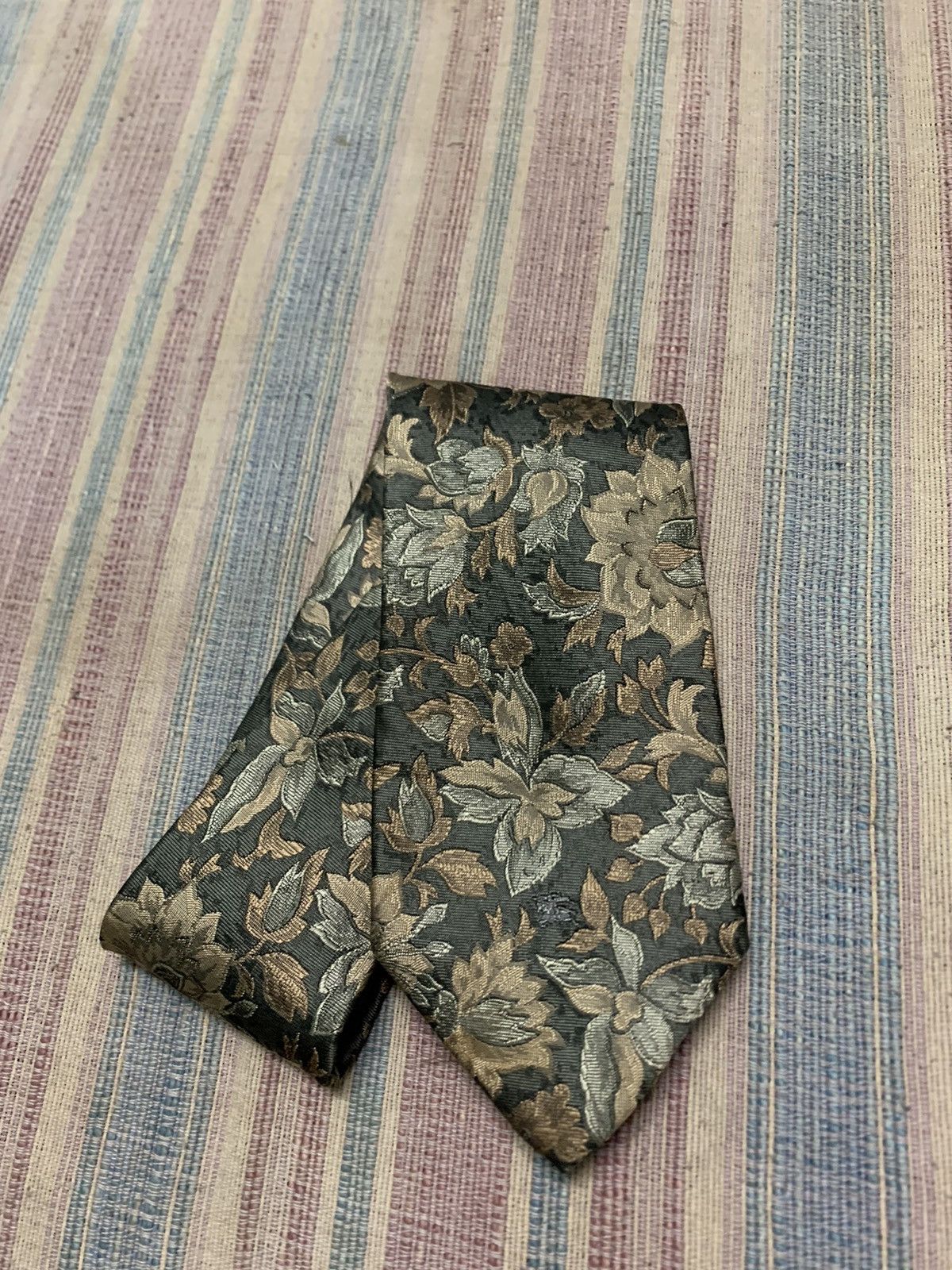 Burberry Vintage BURBERRY SILK TIE Size ONE SIZE - 4 Thumbnail