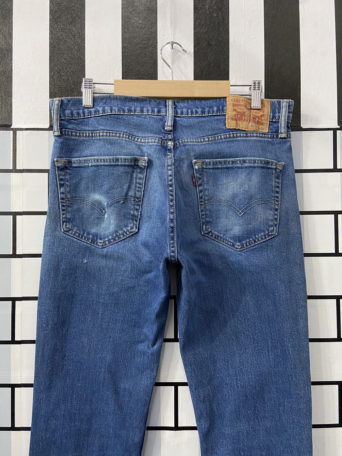 Levi's × Vintage Vintage Levi’s 511 Distressed Blue Wash Denim Pants Size US 33 - 12 Thumbnail