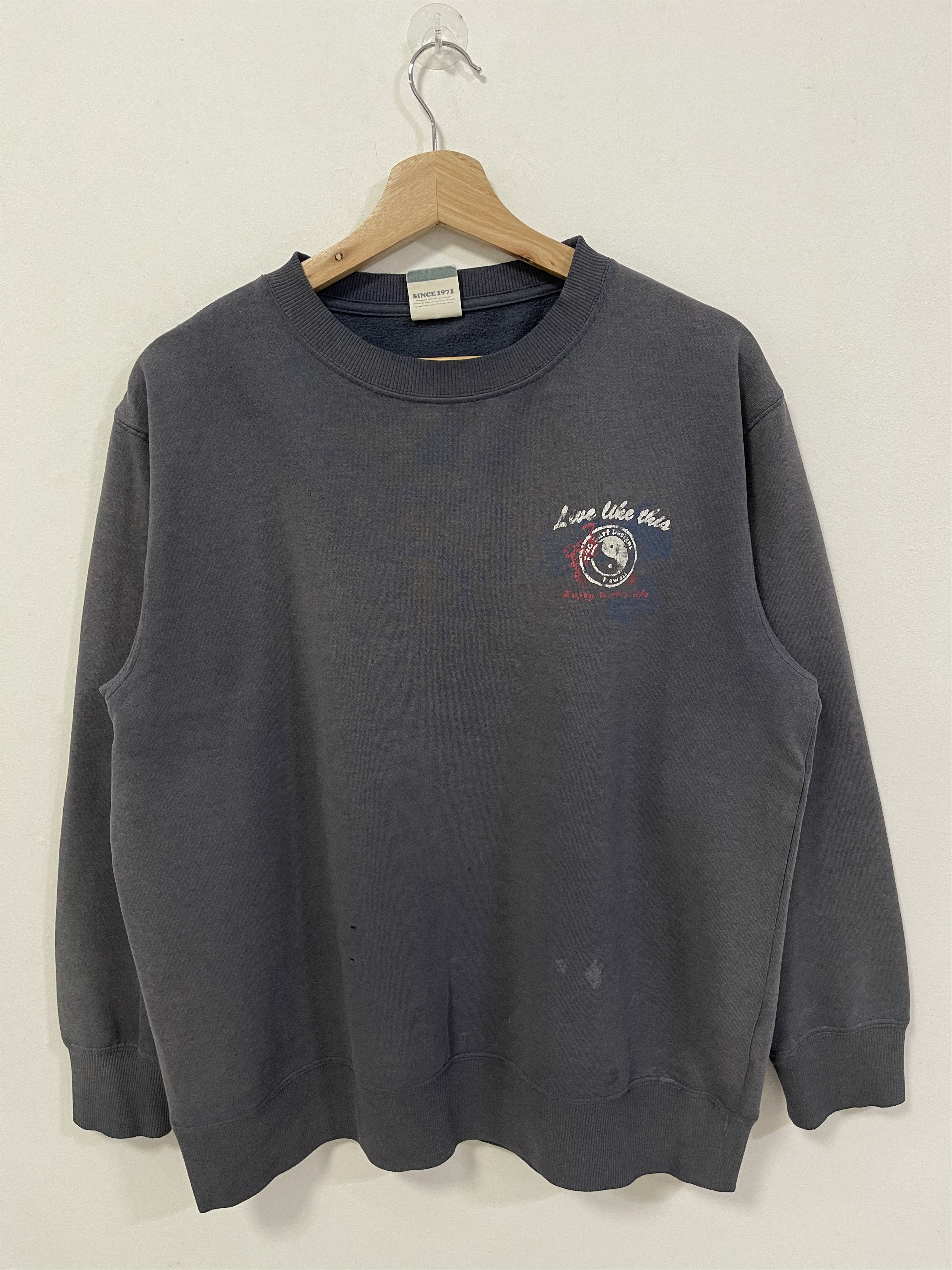 Japanese Brand × Vintage Vintage T&C Surf Design Hawaiian Poem Sun Faded Sweatshirt Size US S / EU 44-46 / 1 - 9 Thumbnail